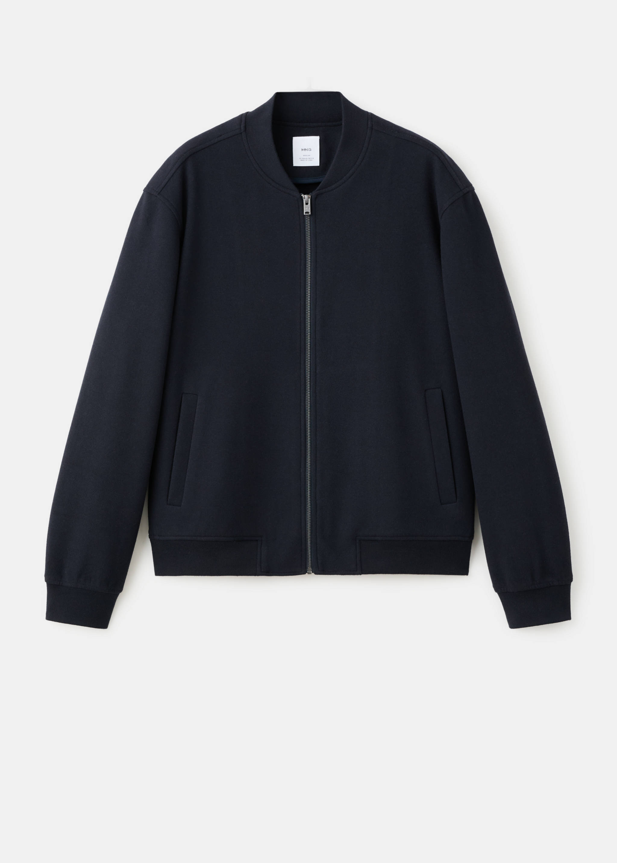 Sweat style bomber à zip - Article sans modèle
