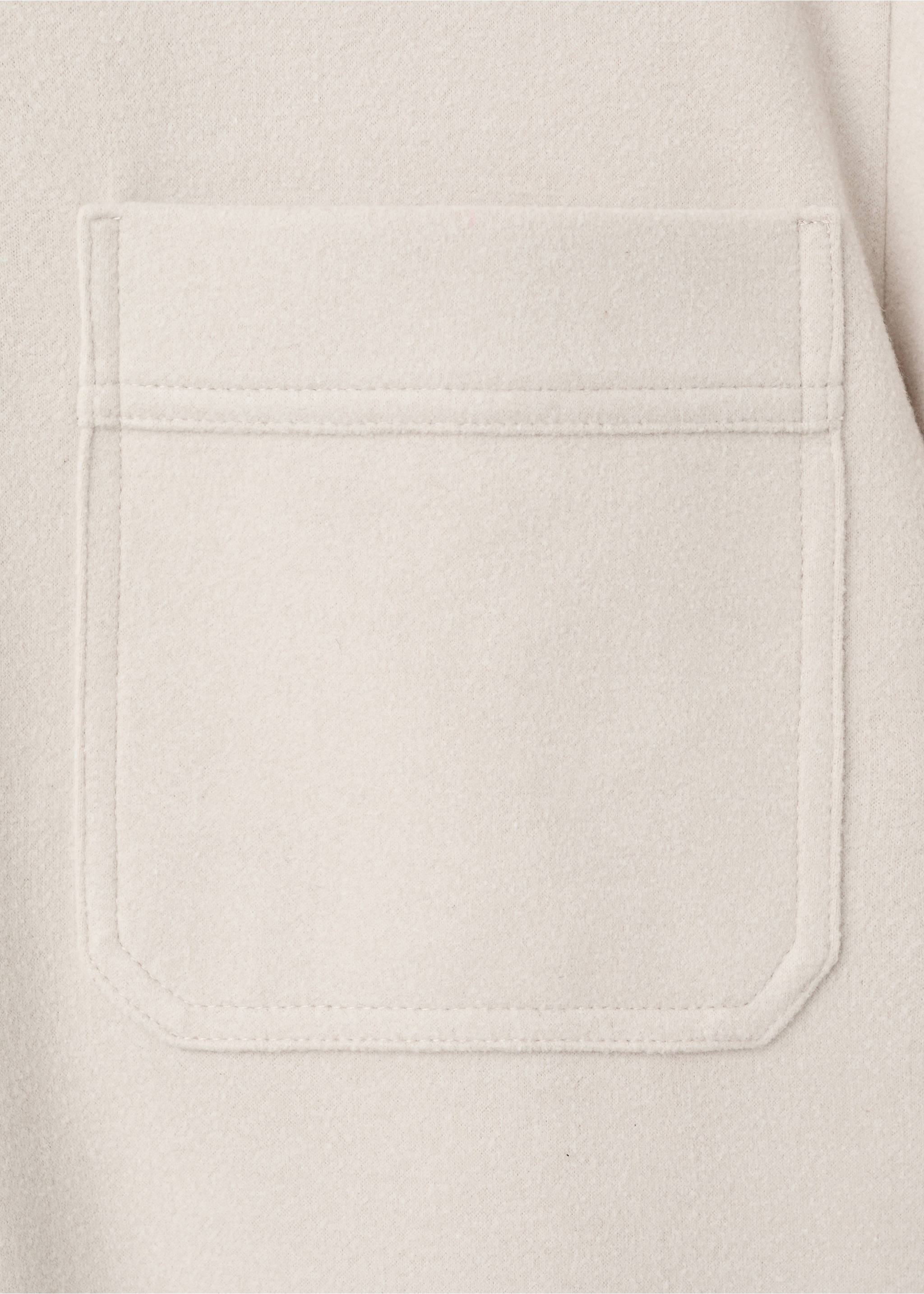 Верхняя рубашка regular fit из фланели - Деталь изделия 0, Экрю. Ref: 17007906-00.