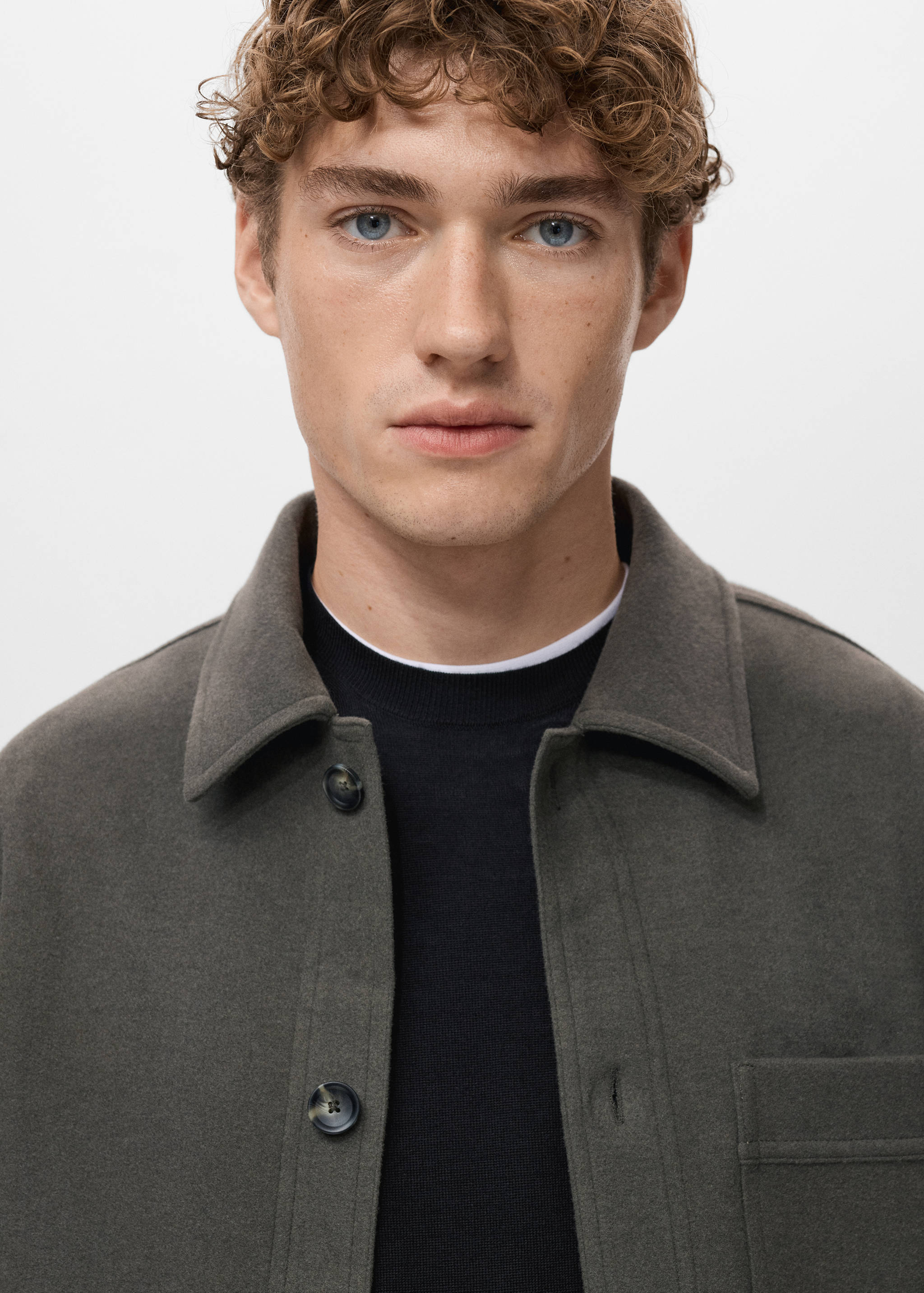 Верхняя рубашка regular fit из фланели - Деталь изделия 1