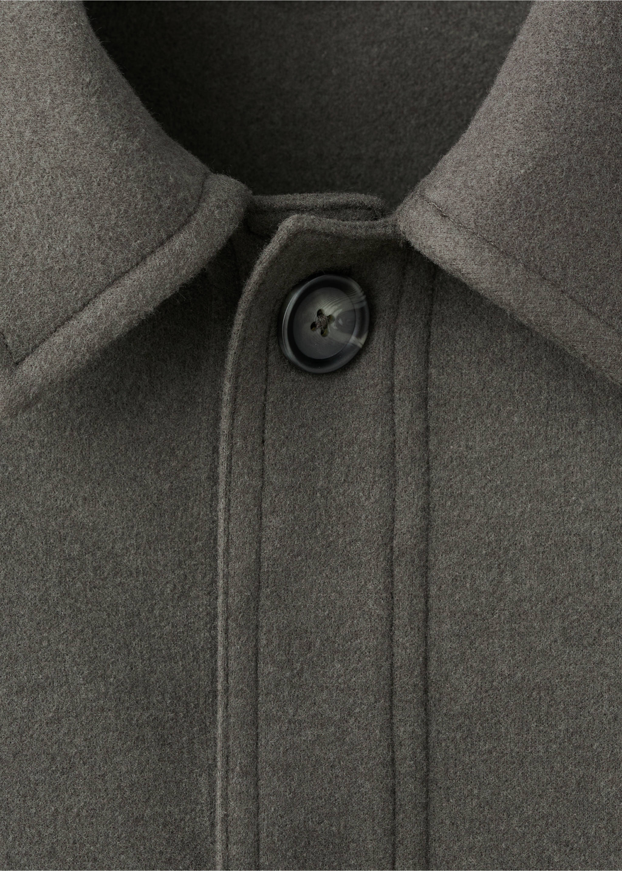 Верхняя рубашка regular fit из фланели - Деталь изделия 8, Темно-зеленый. Ref: 17007906-00.