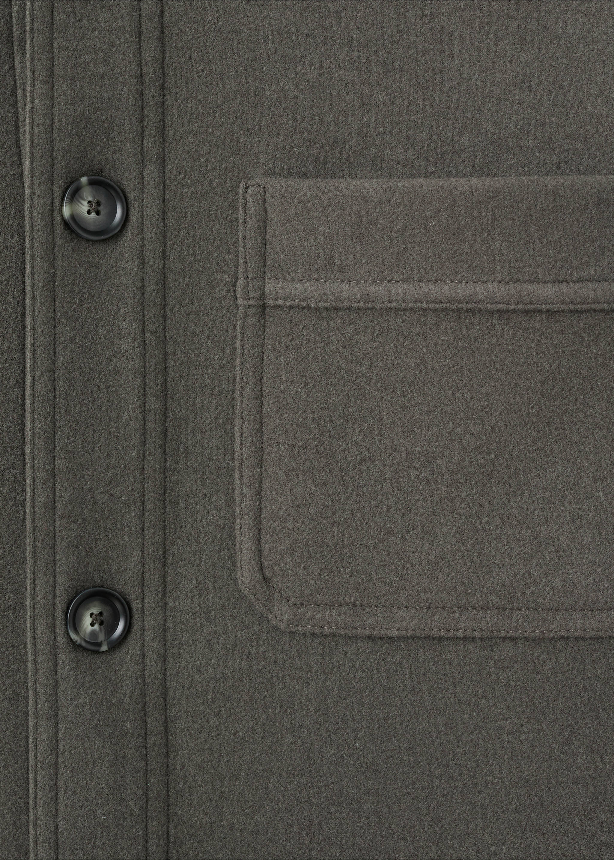 Верхняя рубашка regular fit из фланели - Деталь изделия 0, Темно-зеленый. Ref: 17007906-00.