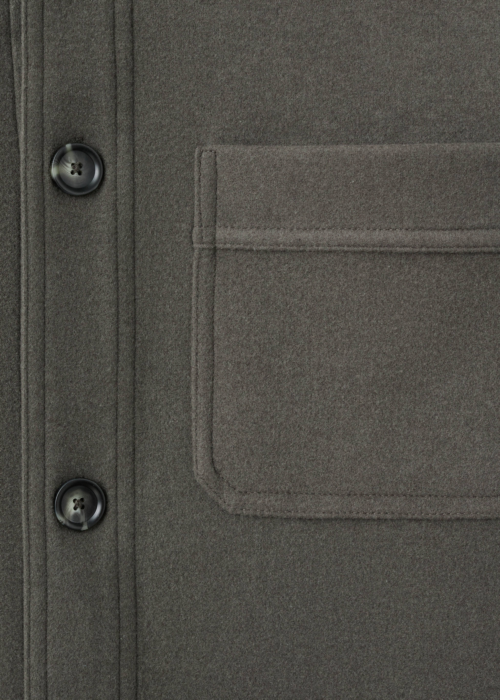 Верхняя рубашка regular fit из фланели - Деталь изделия 0