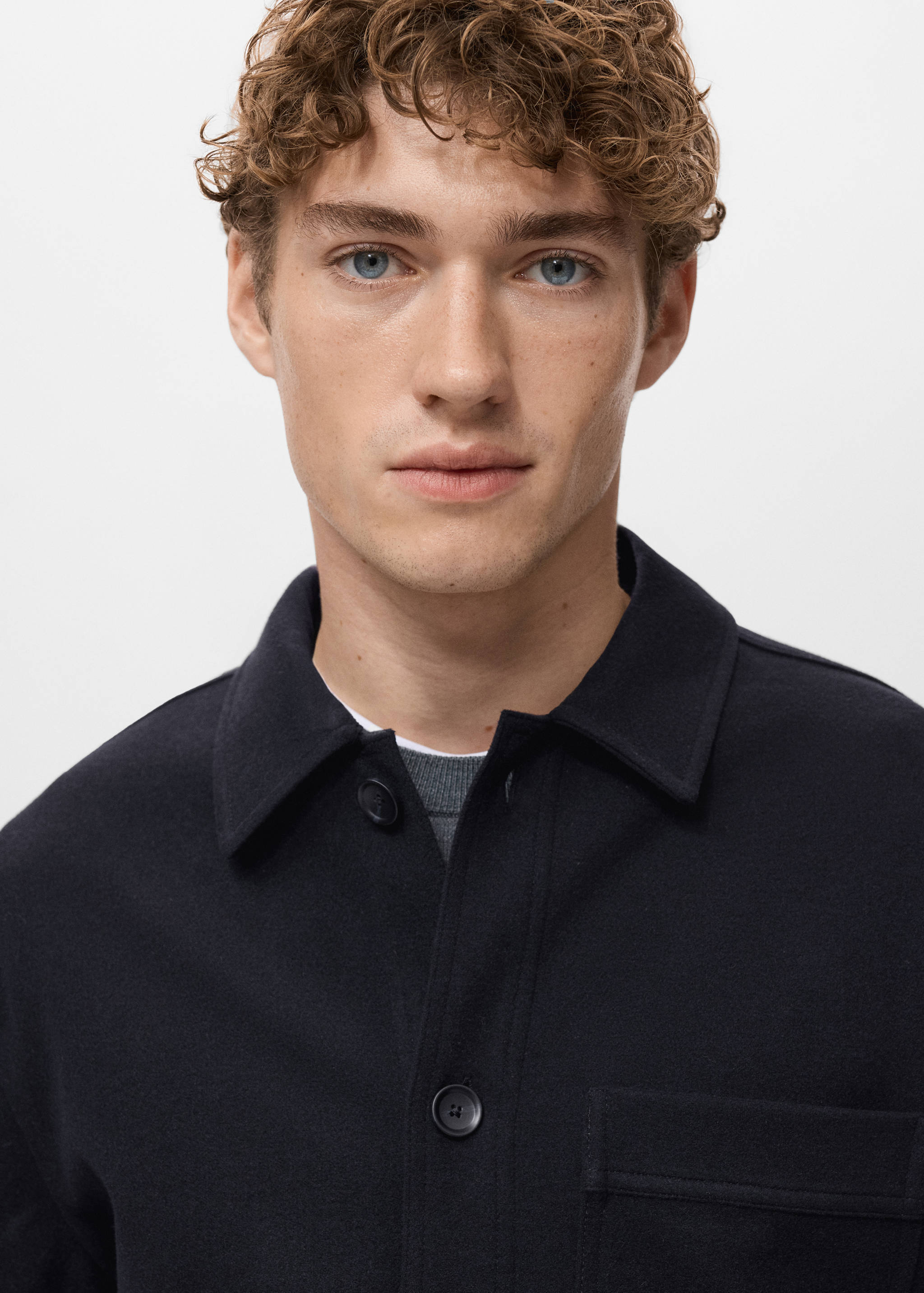 Верхняя рубашка regular fit из фланели - Деталь изделия 1