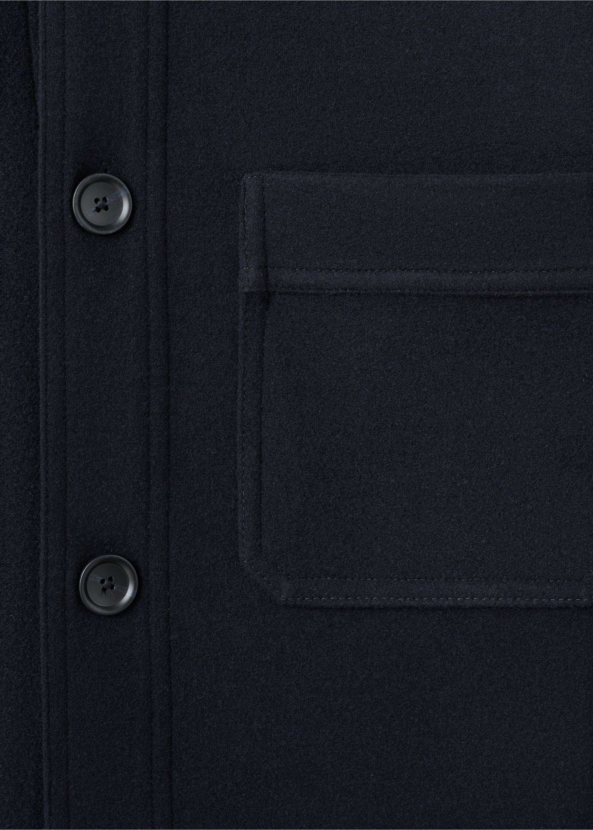 Верхняя рубашка regular fit из фланели - Деталь изделия 0, Глубокий темно-синий. Ref: 17007906-00.