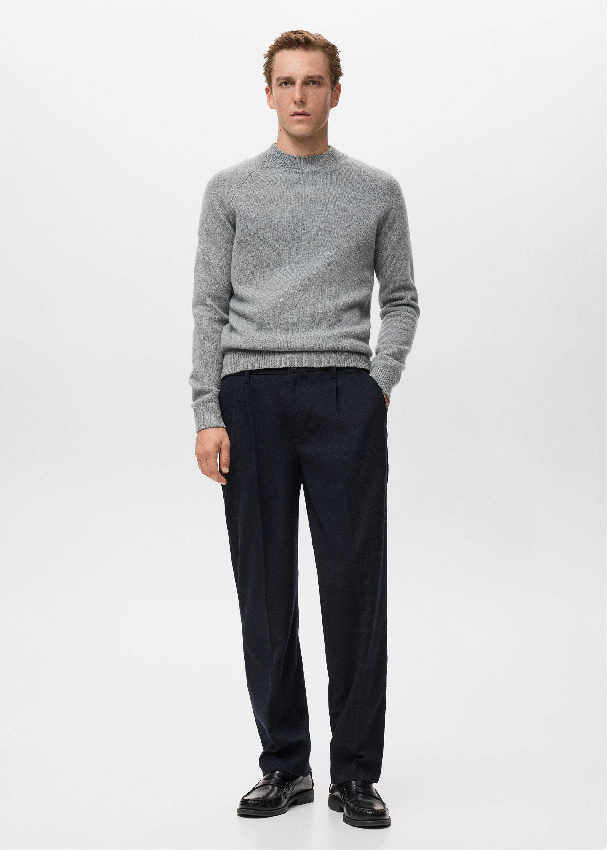 Pull en maille 100 % laine italienne - Plan général