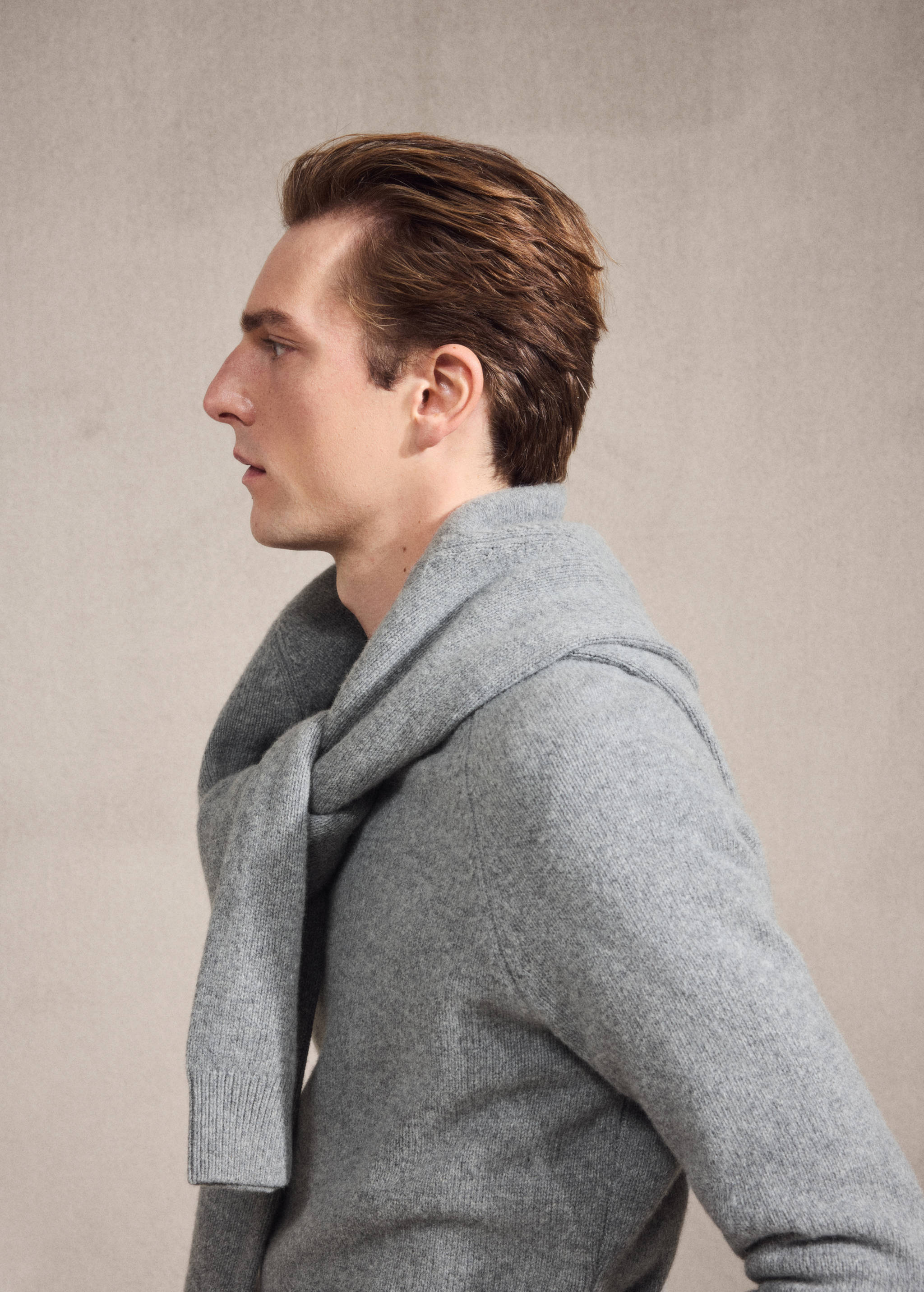 100% Italian wool knitted sweater - Details of the article 3