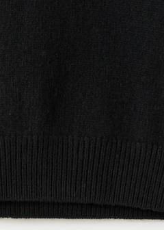 100% Italian wool knitted sweater — Black 9