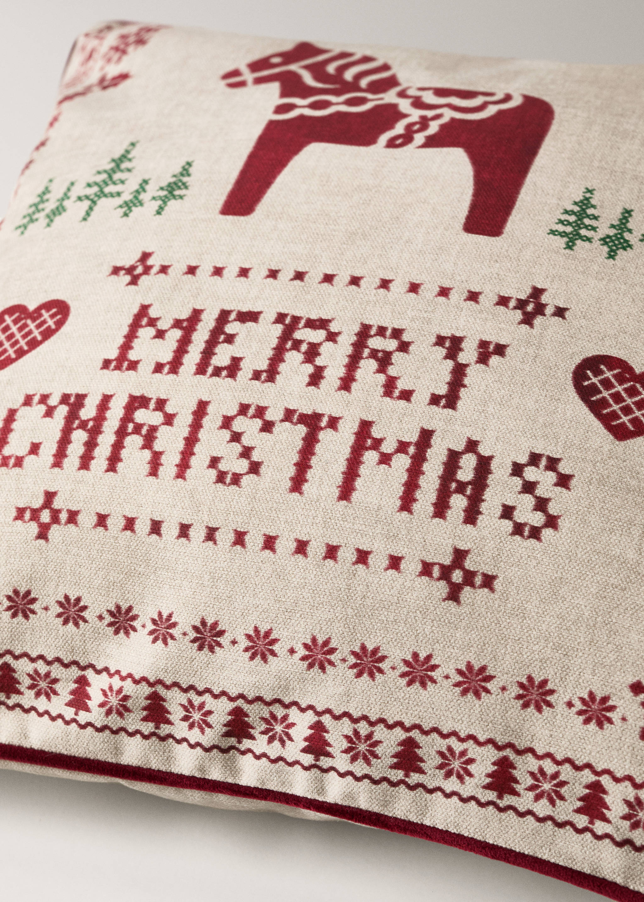 Kuddfodral med julmotiv till barn 40x60 cm - Detaljer om artikeln 2