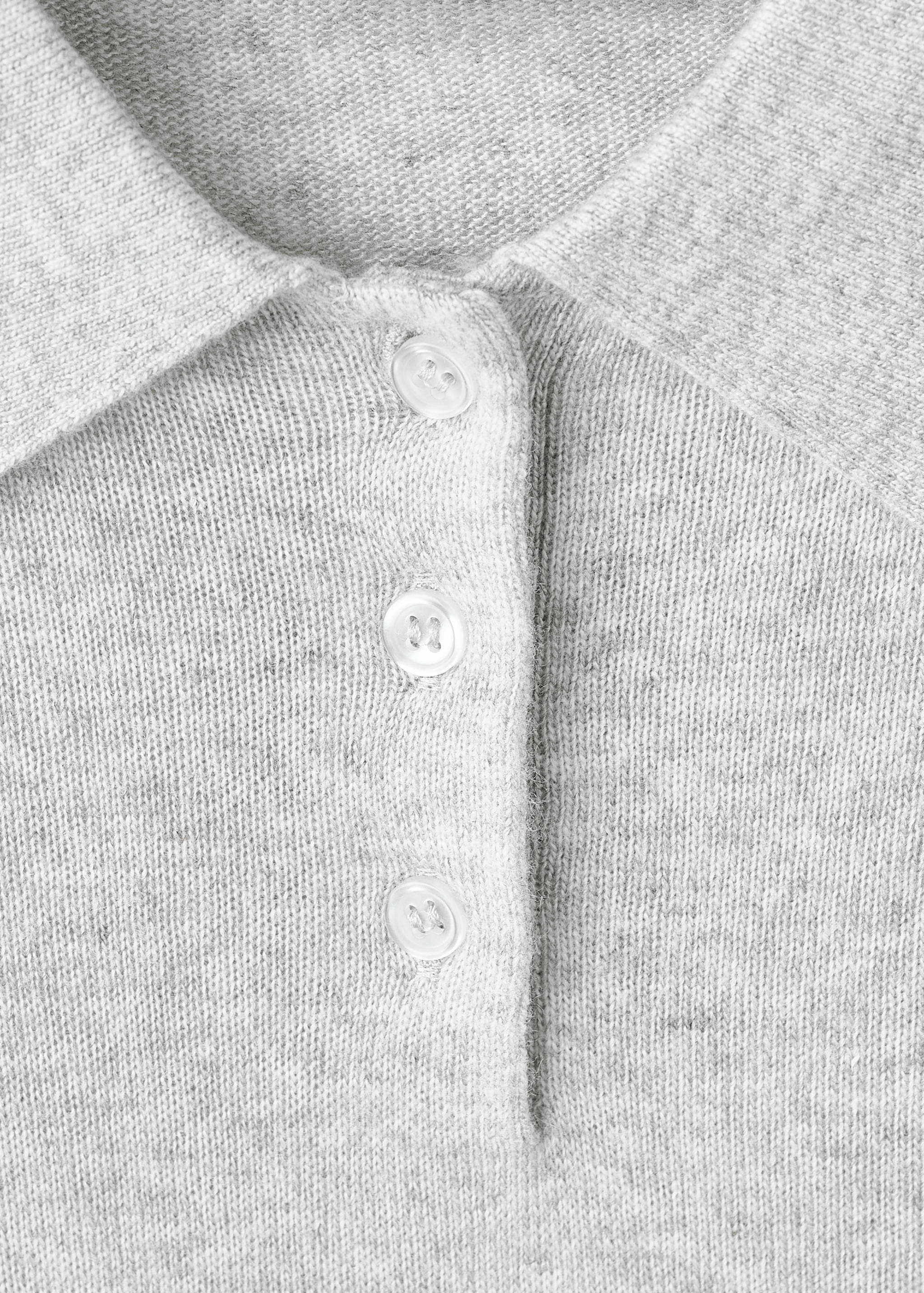 Knitted polo-neck sweater - Details of the article 8