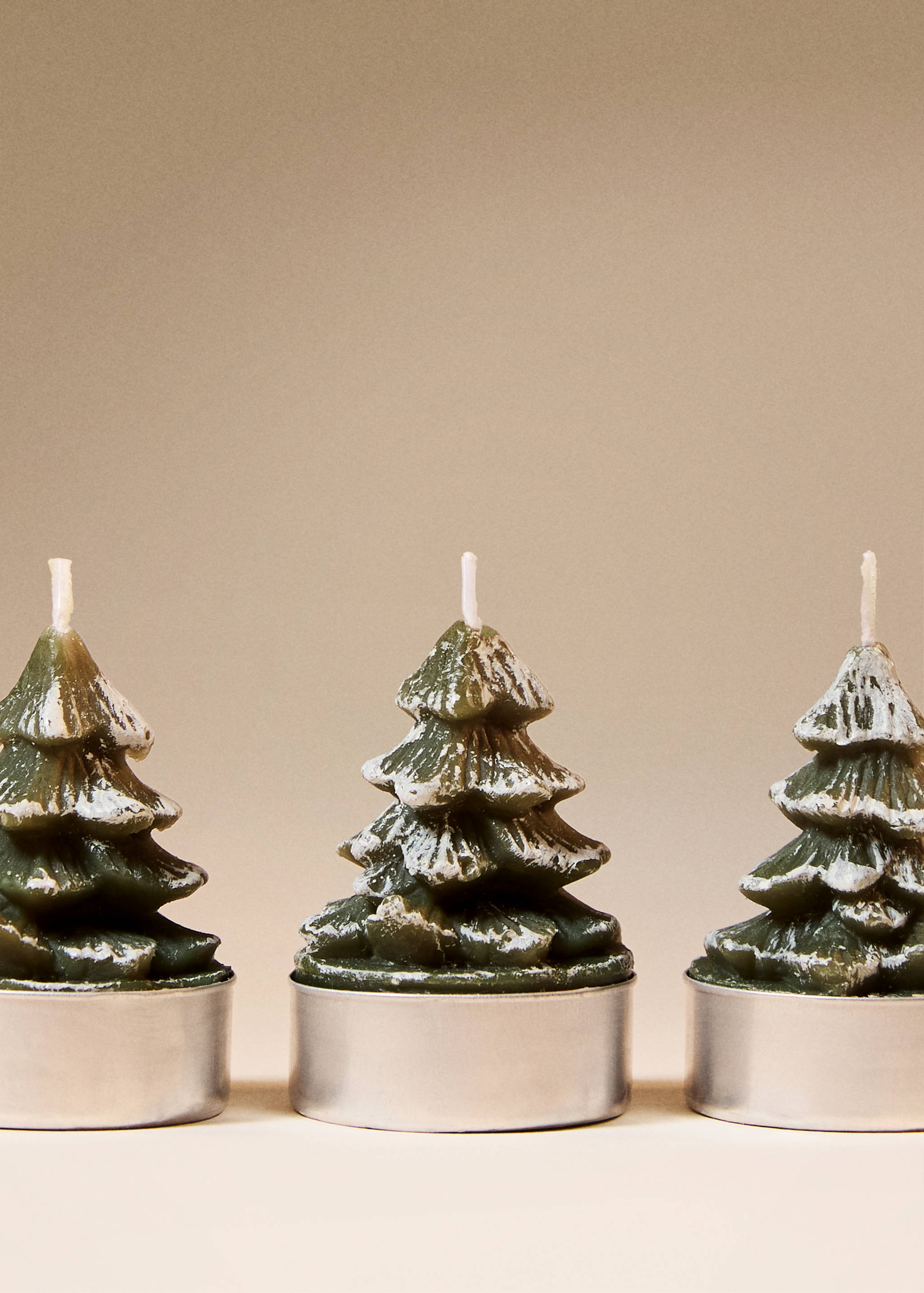 Dekorative Kerzen, Baum, 6 Stück - Allgemeine Ansicht