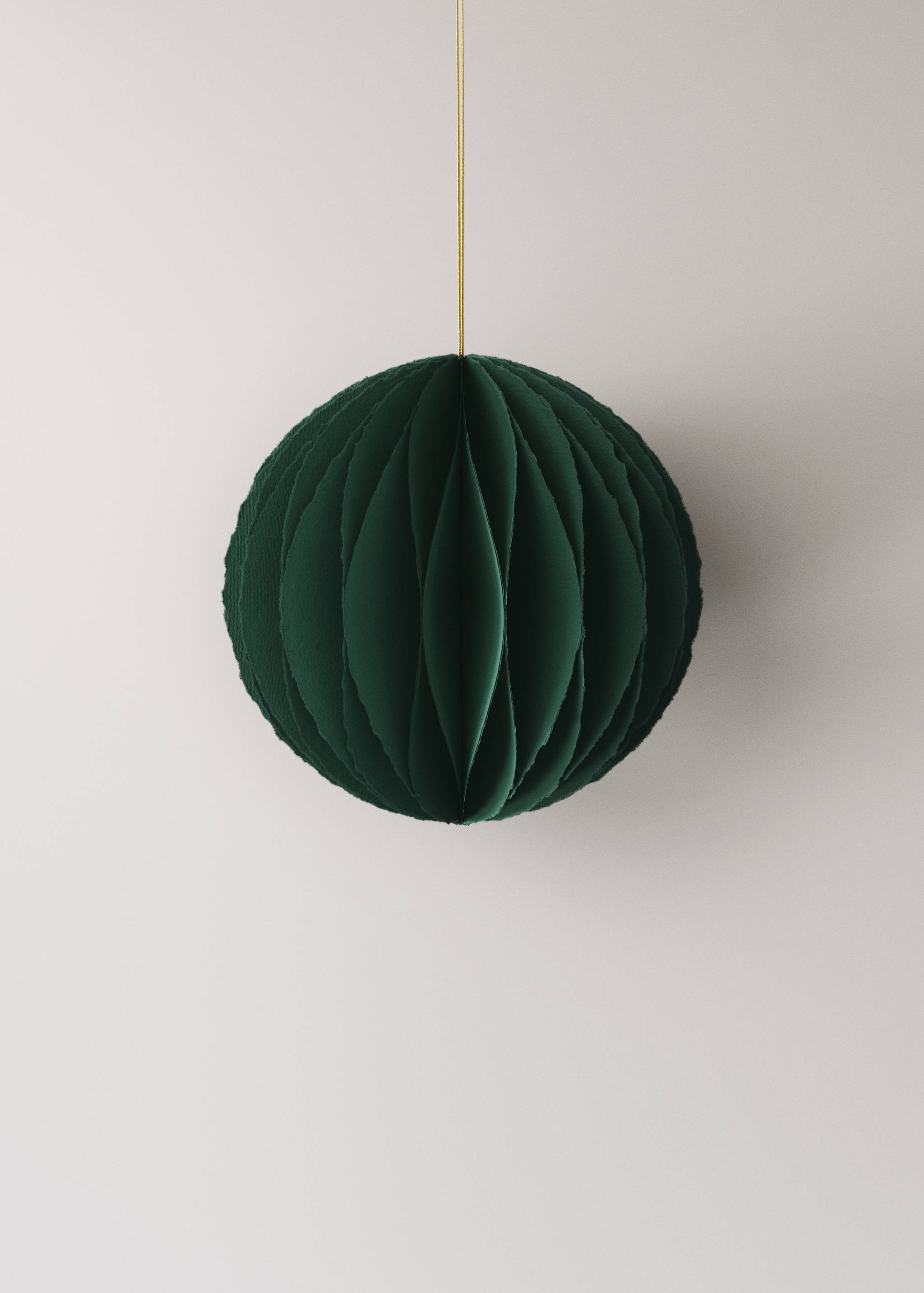 Spherical paper tree decoration - Article without model