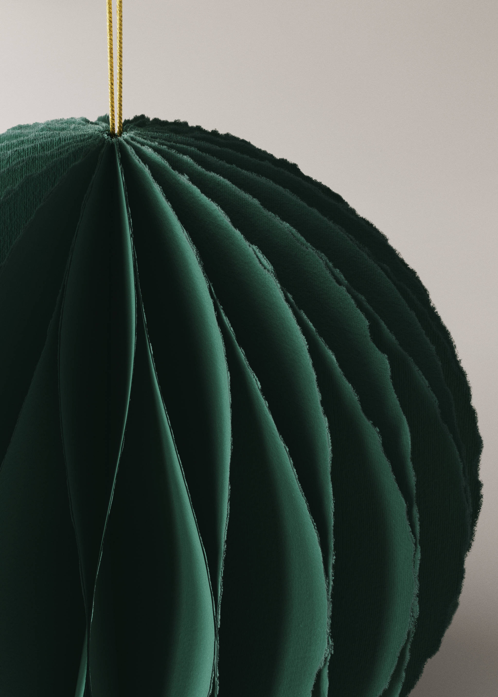 Spherical paper tree decoration - Details of the article 2