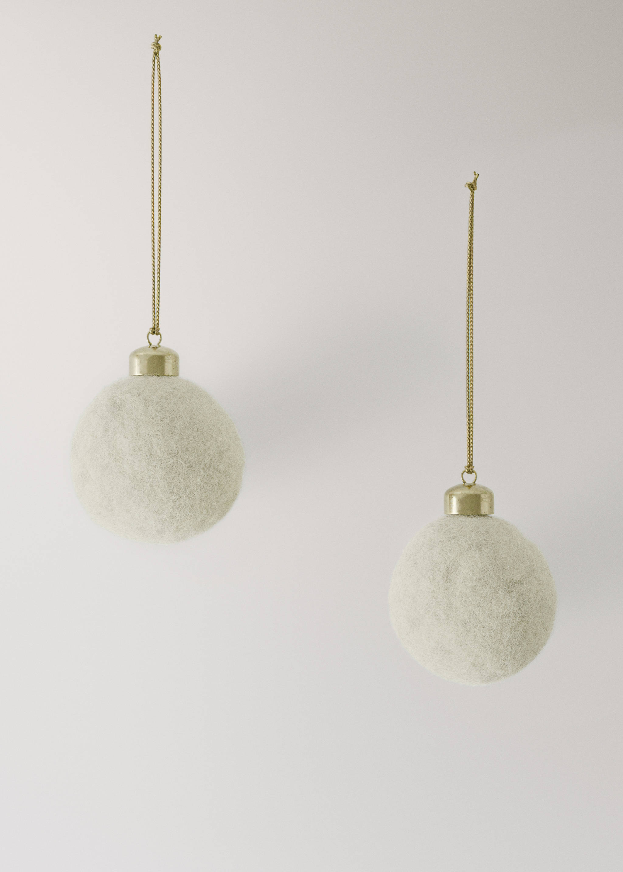 Décorations pour sapin boules en feutre - Article sans modèle