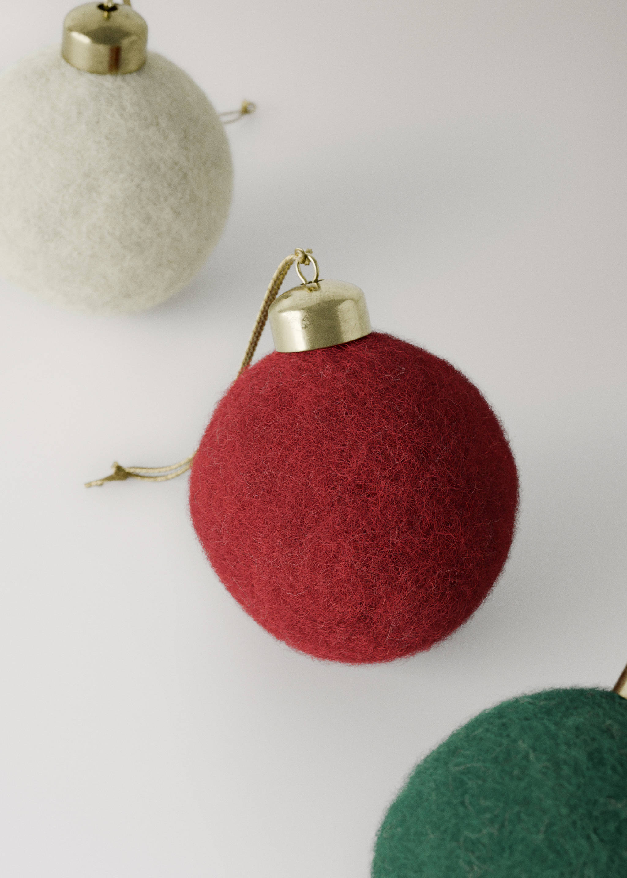 Décorations pour sapin boules en feutre - Détail de l'article 4