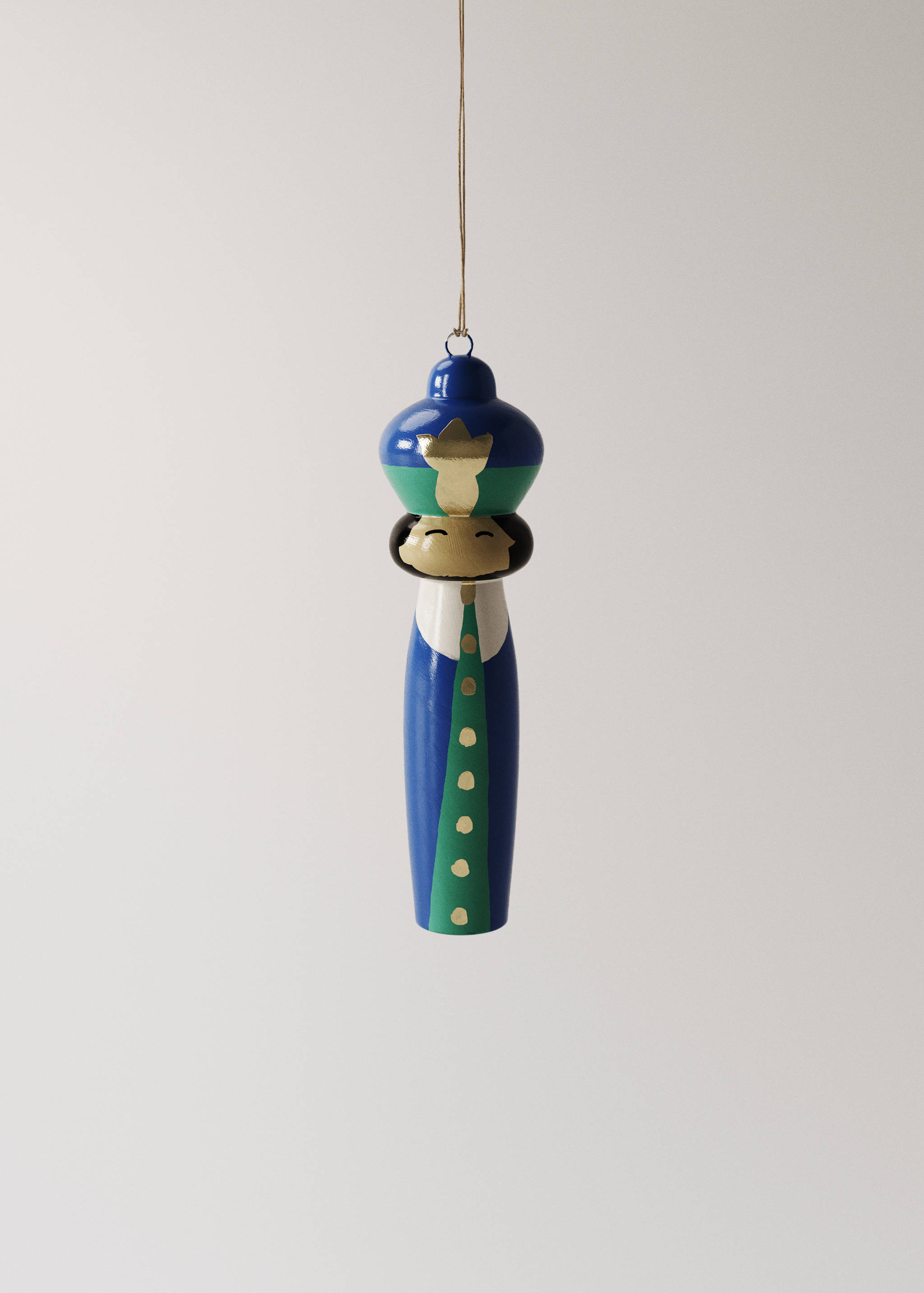 100% wood King Baltasar decoration - Article without model