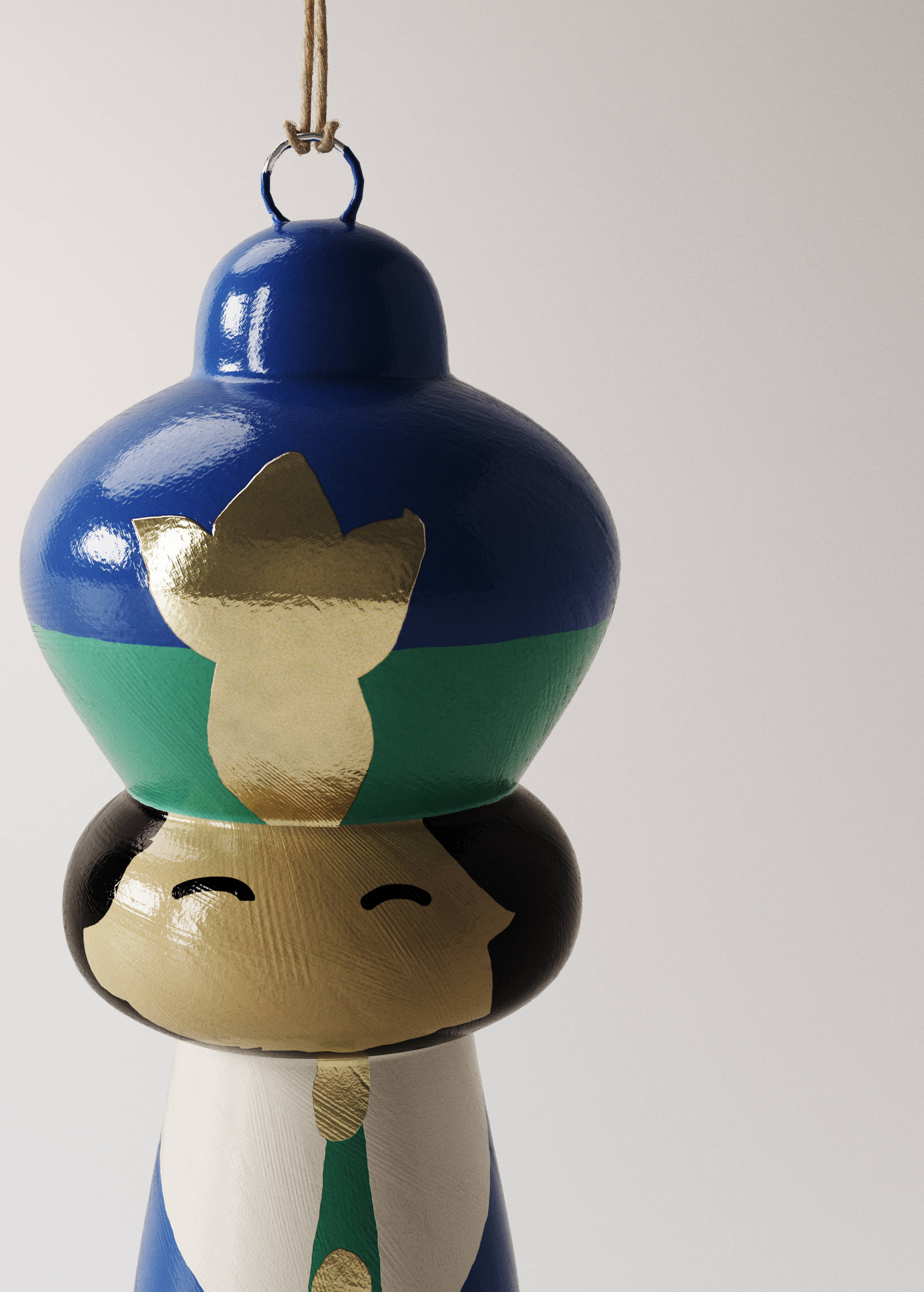 100% wood King Baltasar decoration - Details of the article 2