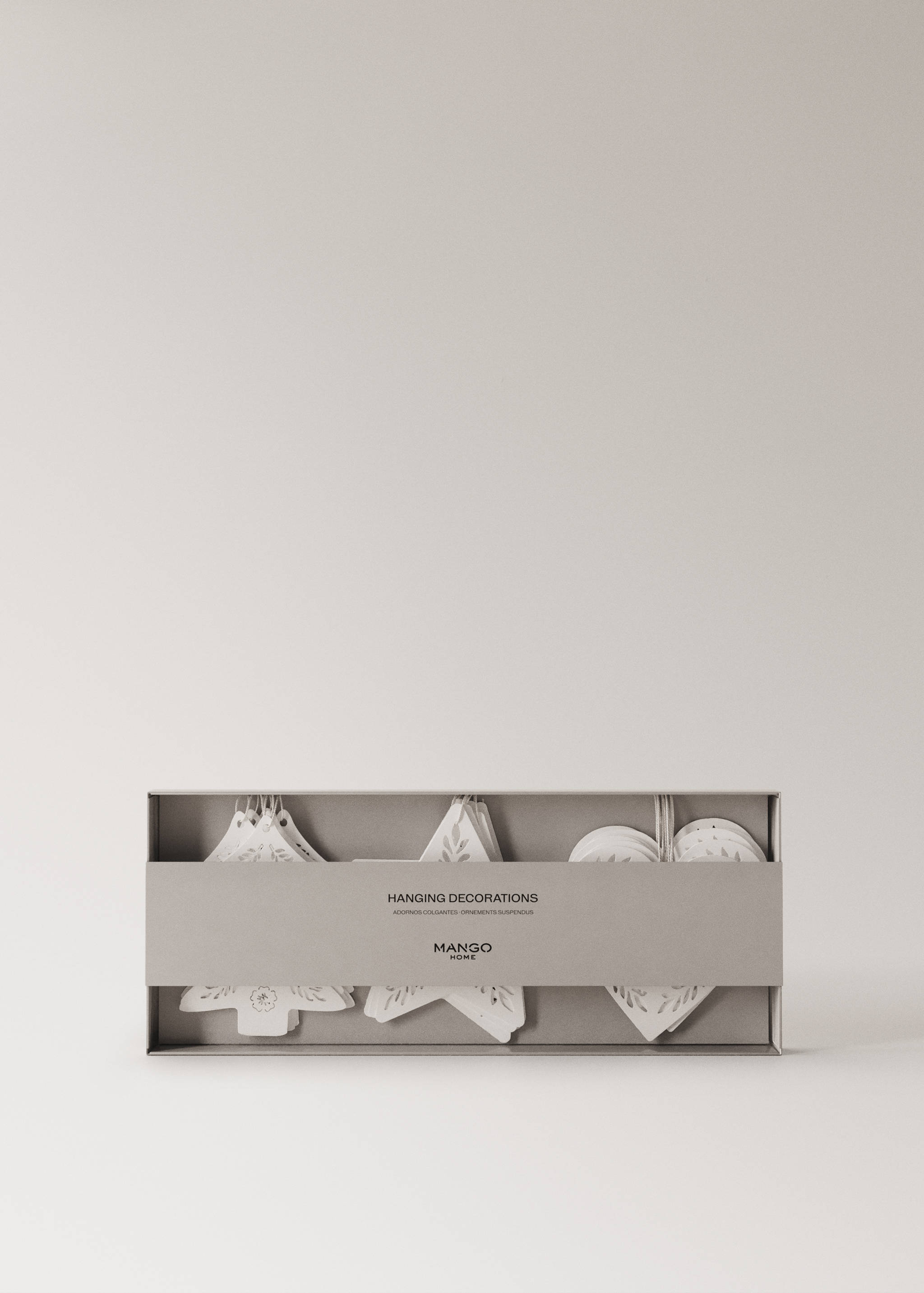 Set of 9 paper tree decorations - Details of the article 5