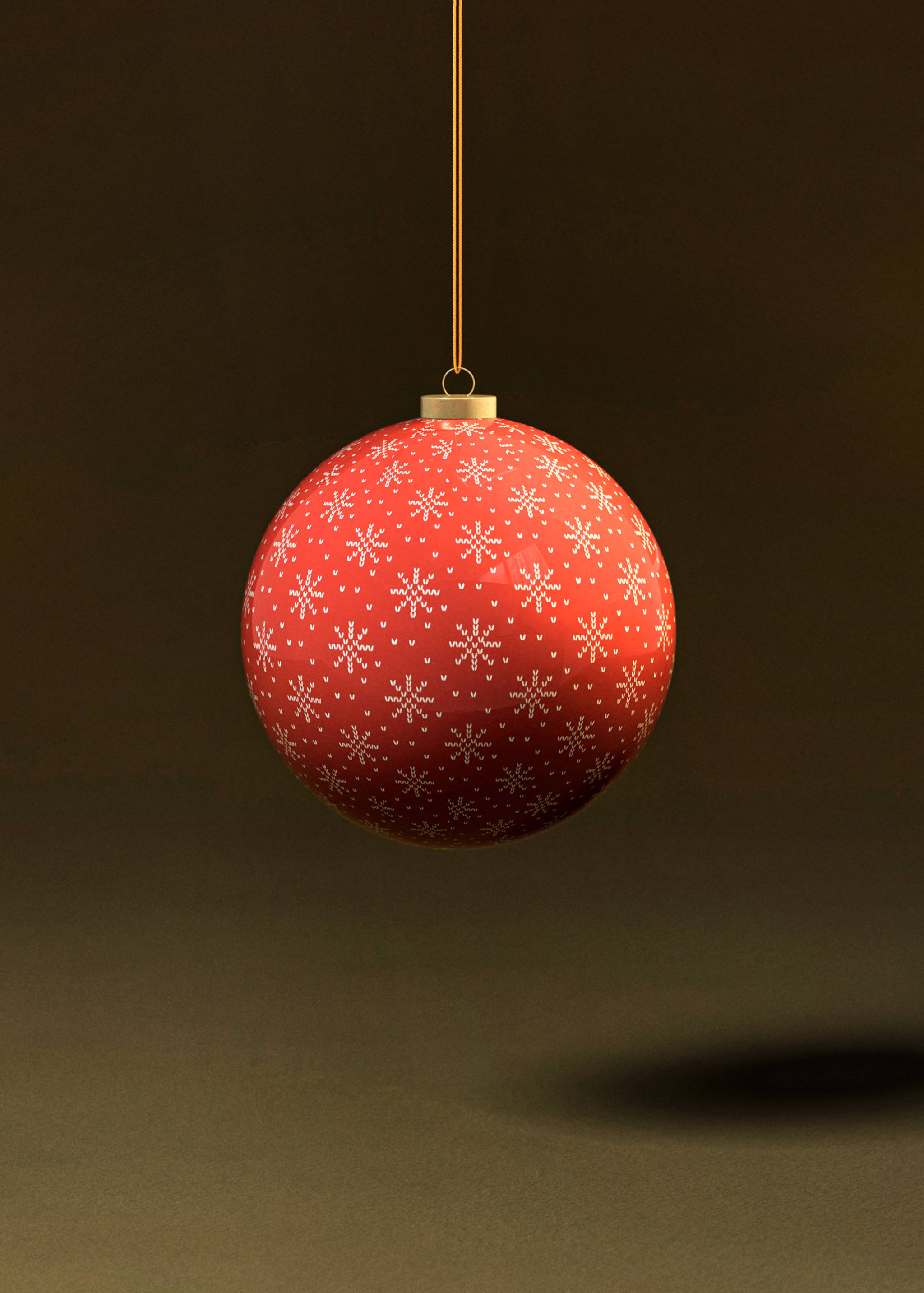 Décorations  boules motifs de Noël - Plan général