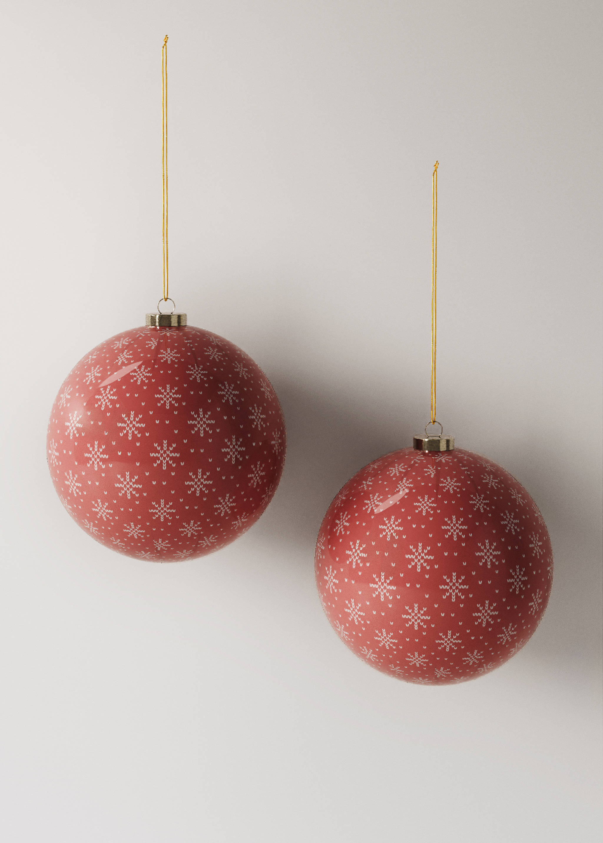 Décorations  boules motifs de Noël - Article sans modèle