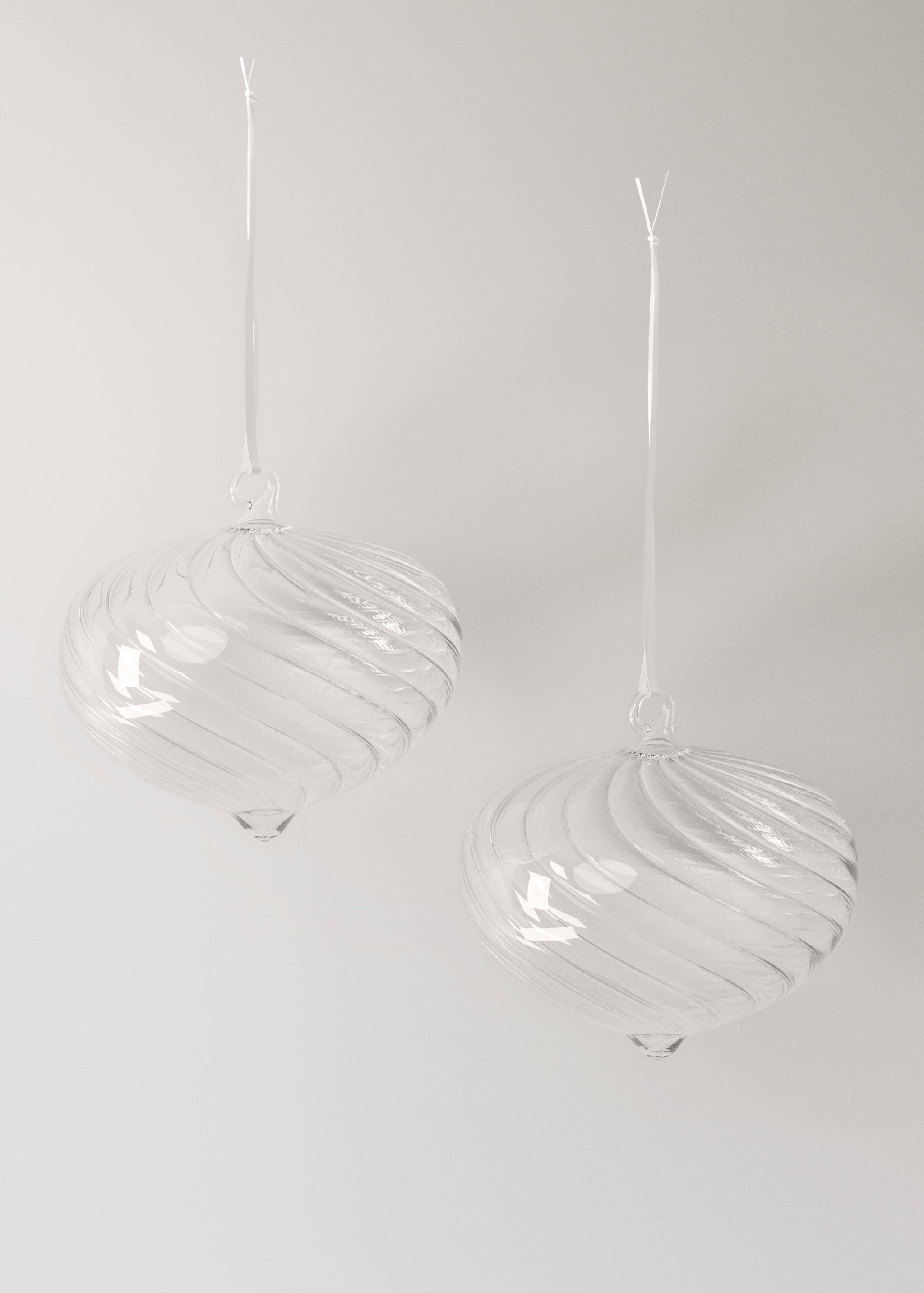 100% borosilicate glass embossed decorations - Article without model