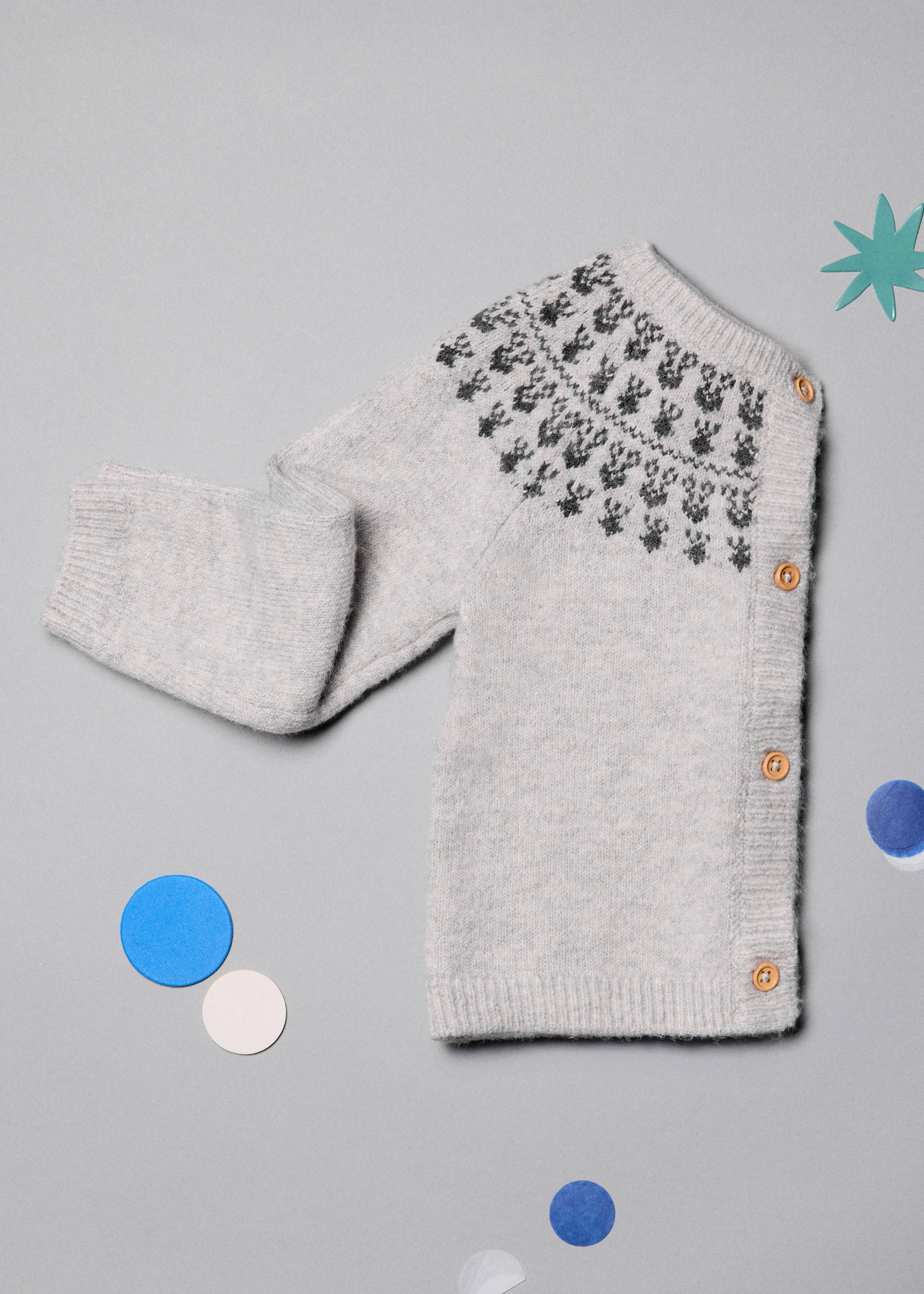 كارديجان بنقشة وأهداب - تفاصيل المنتج 5