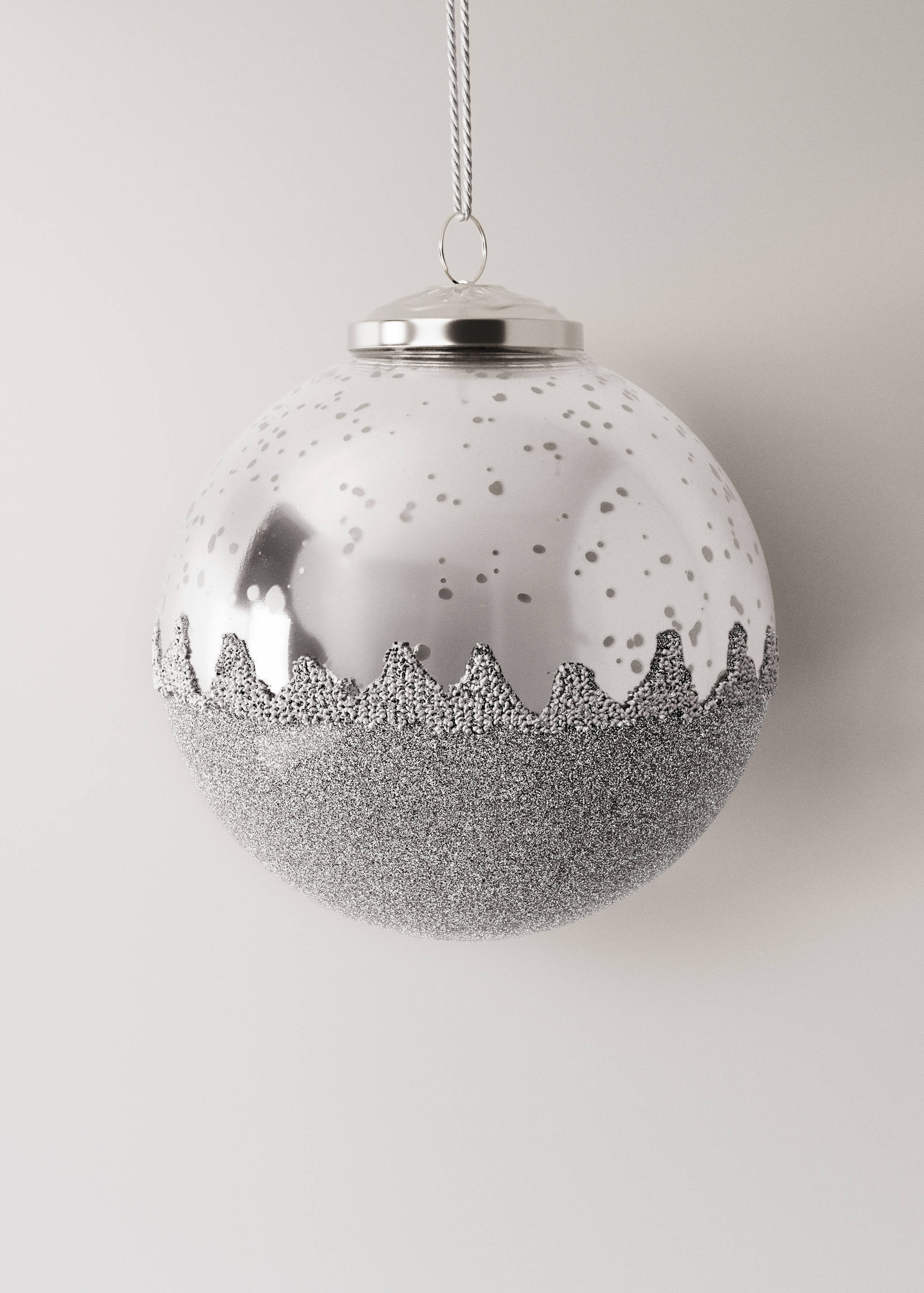 Julgransprydnader med snöflingsdetaljer - Detaljer om artikeln 1