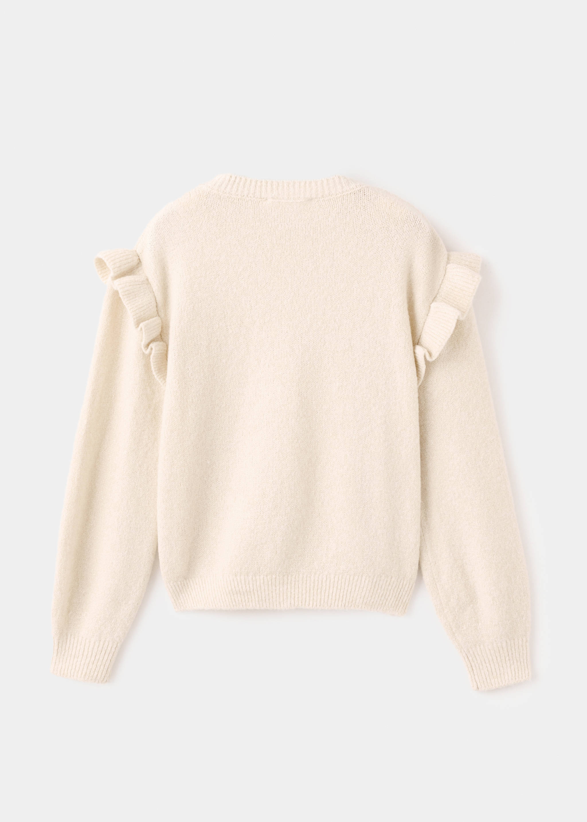 Ruffled glitter sweater - Reverse of the article