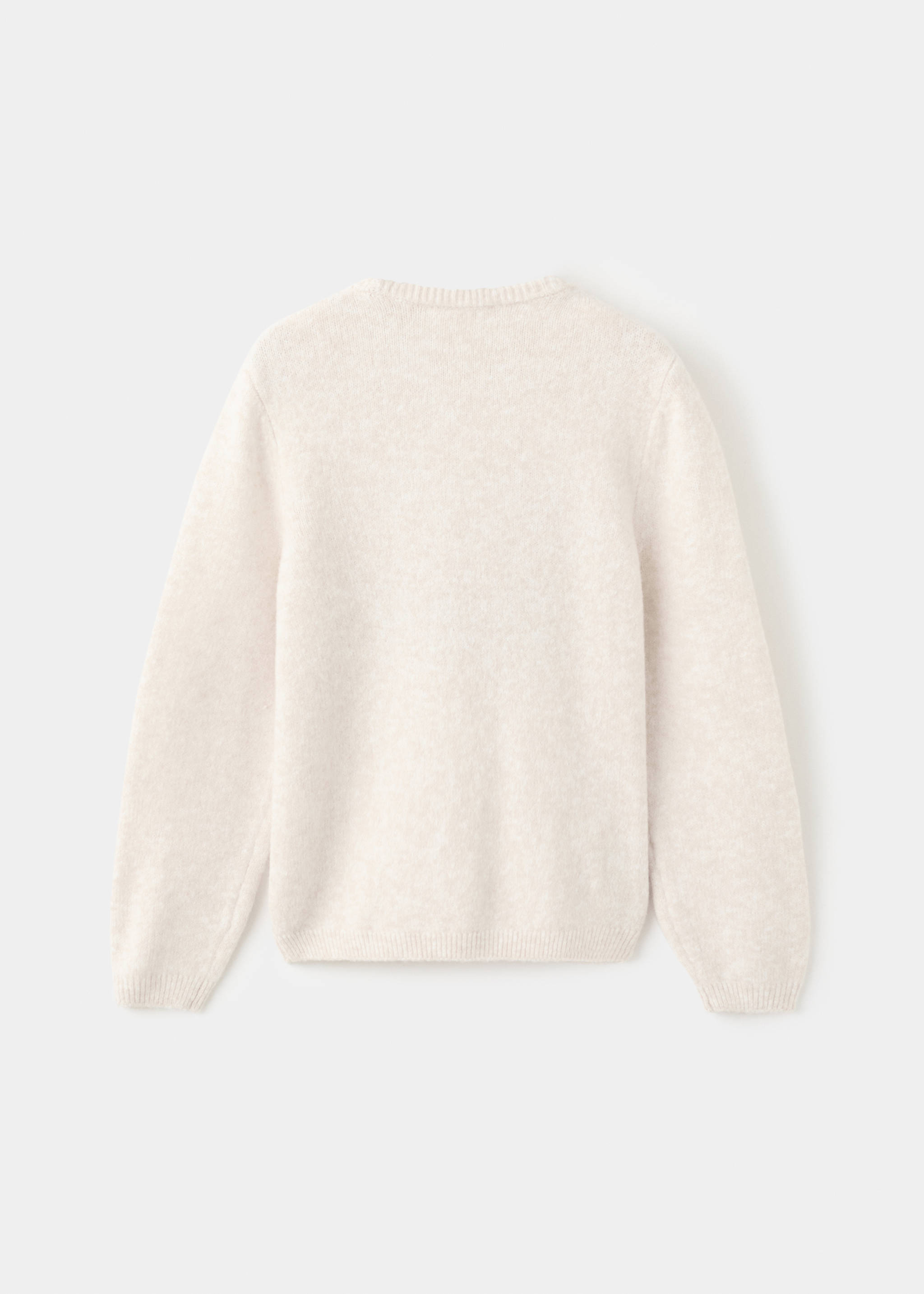 Knit embroidered sweater - Reverse of the article