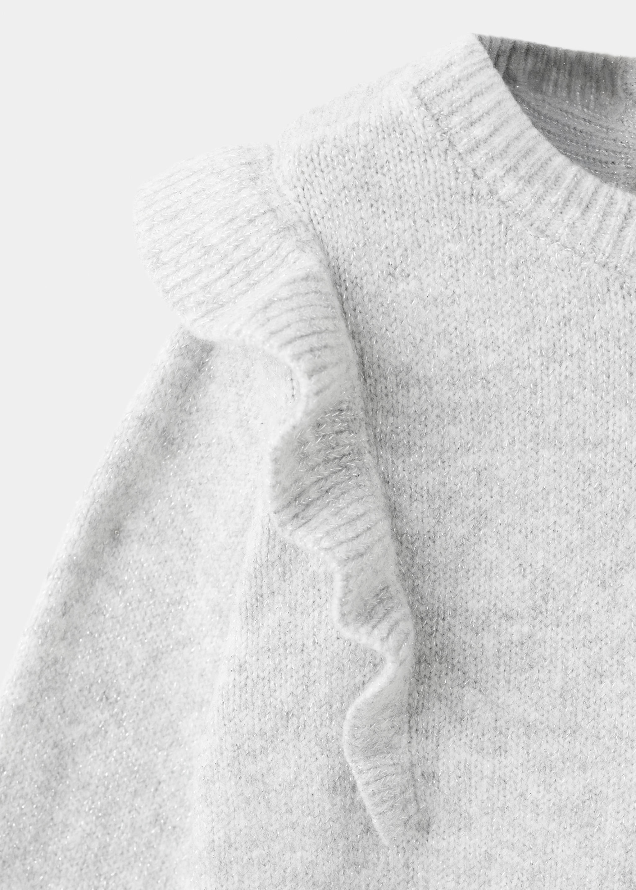 Lurex ruffled sweater - Details of the article 8