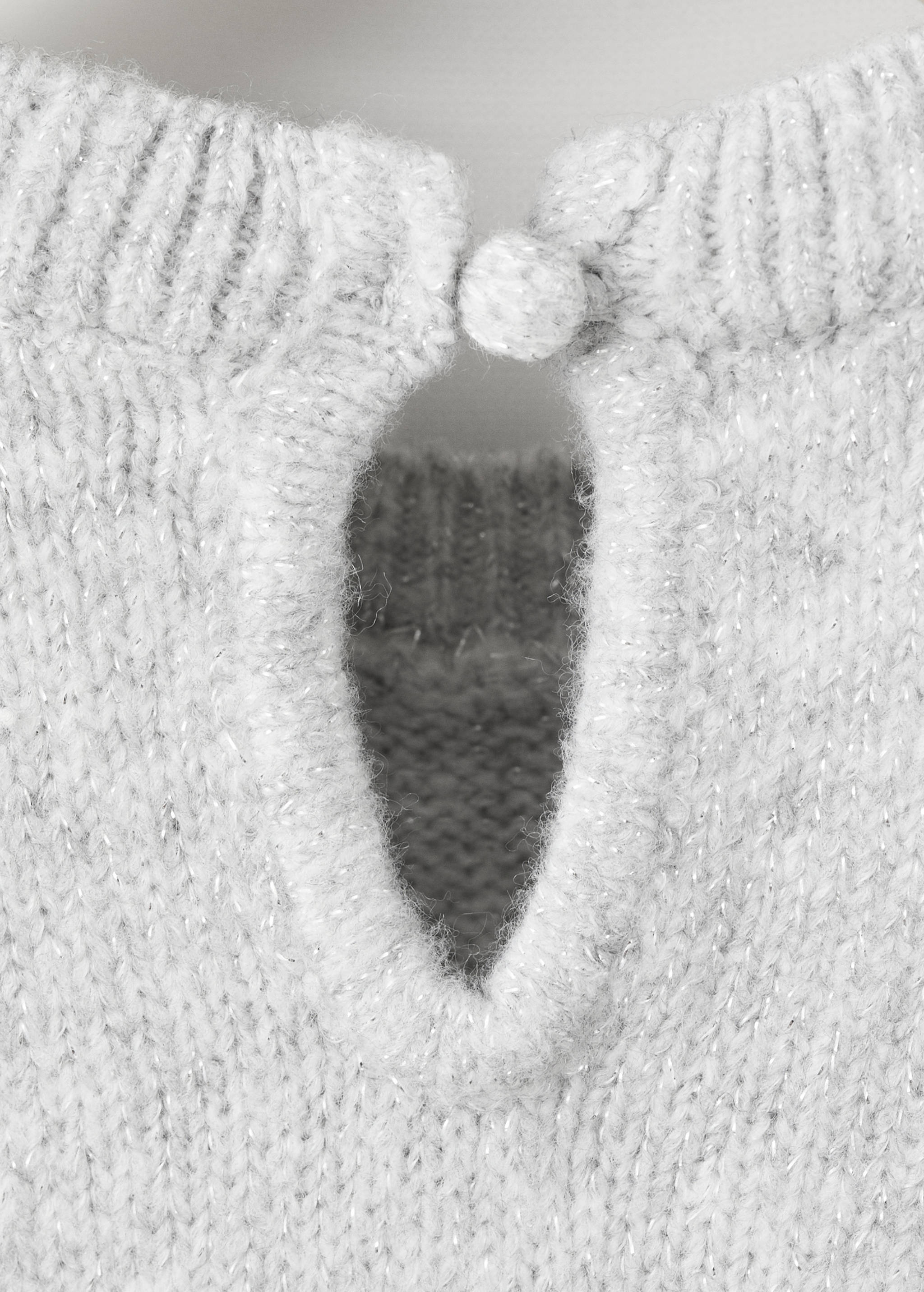 Lurex ruffled sweater - Details of the article 0