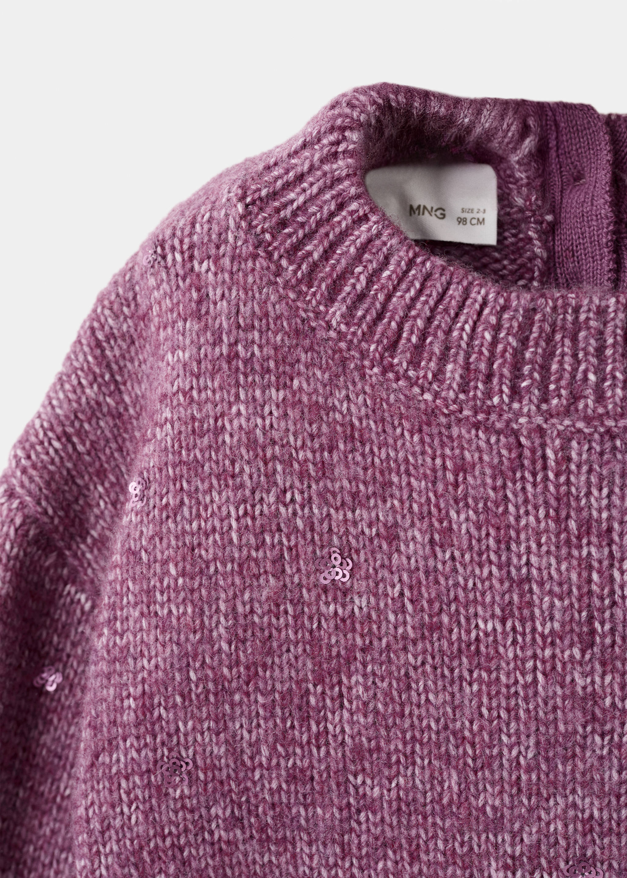 Knit paillette sweater - Details of the article 8