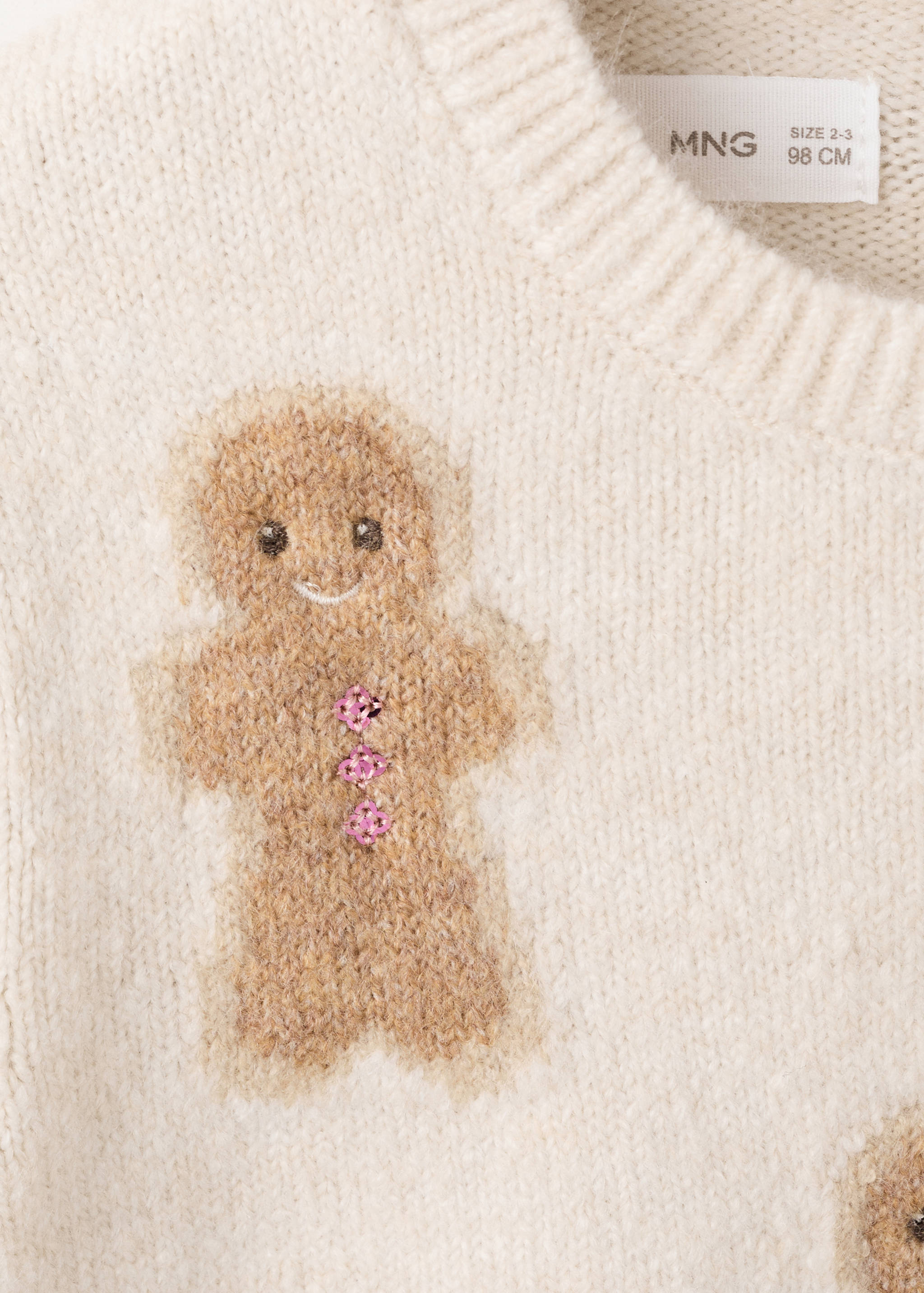 Плетен пуловер с коледен принт - Данни за артикула 8