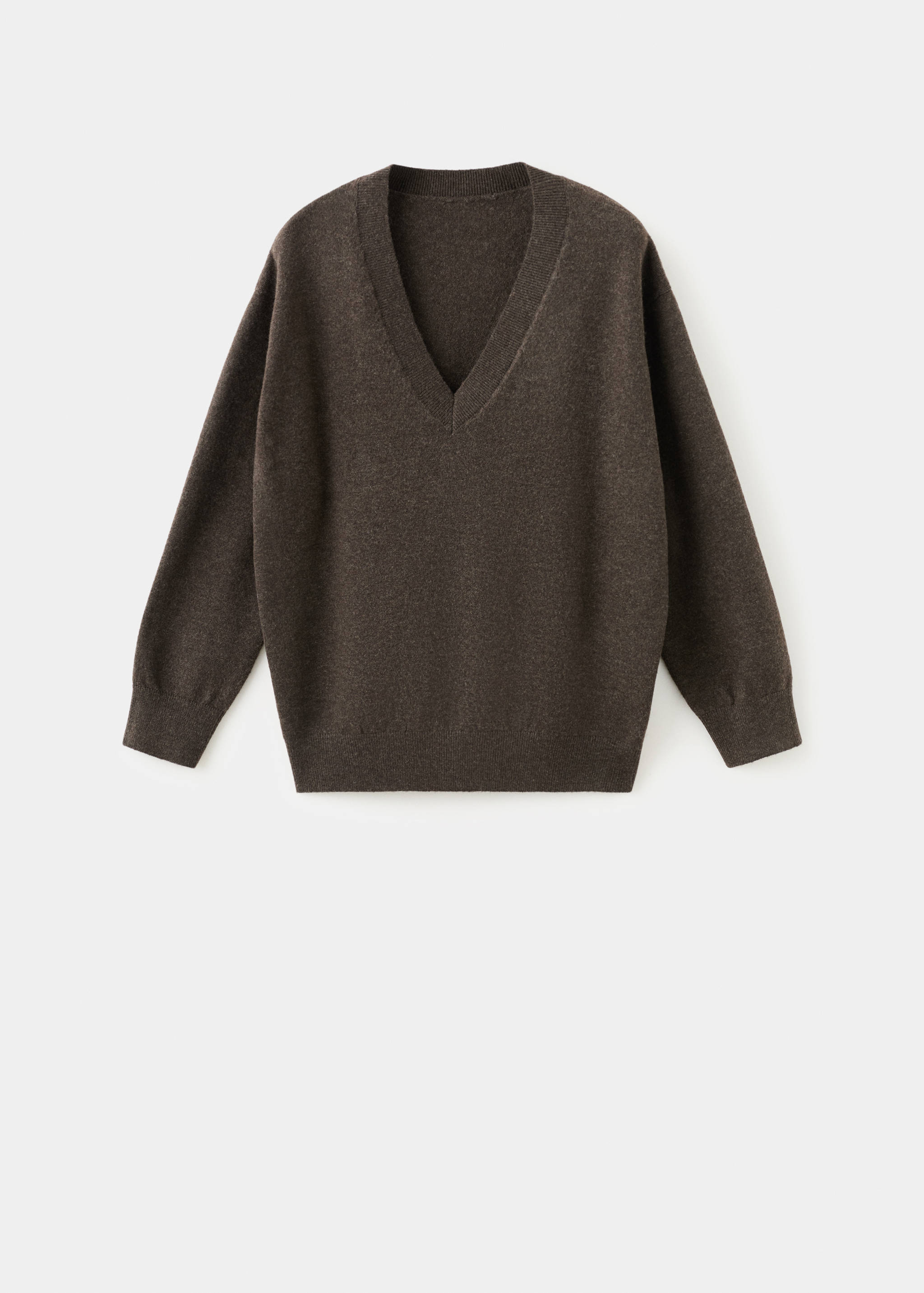 Fine-knit V-neck sweater - Article without model