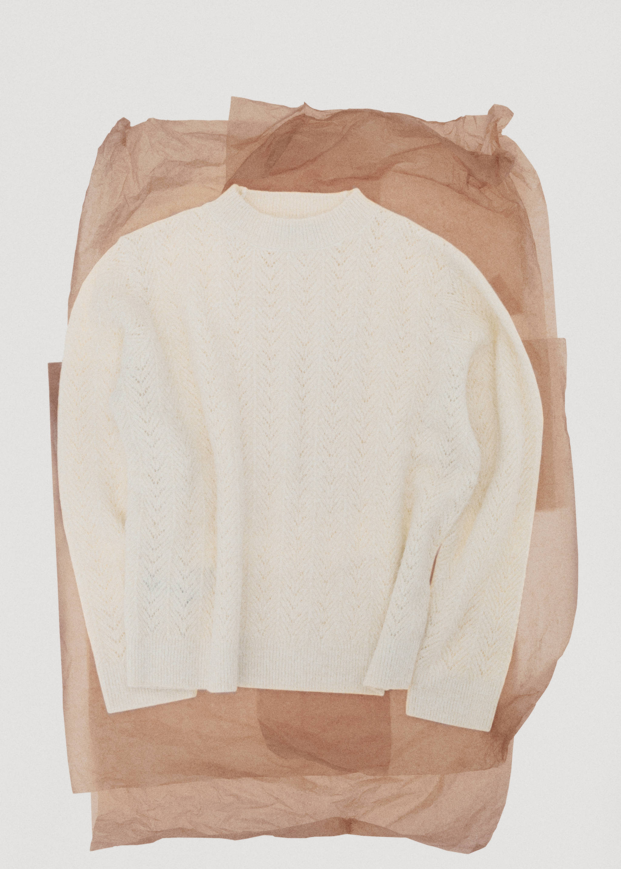 Cable-knit lurex sweater - Details of the article 7