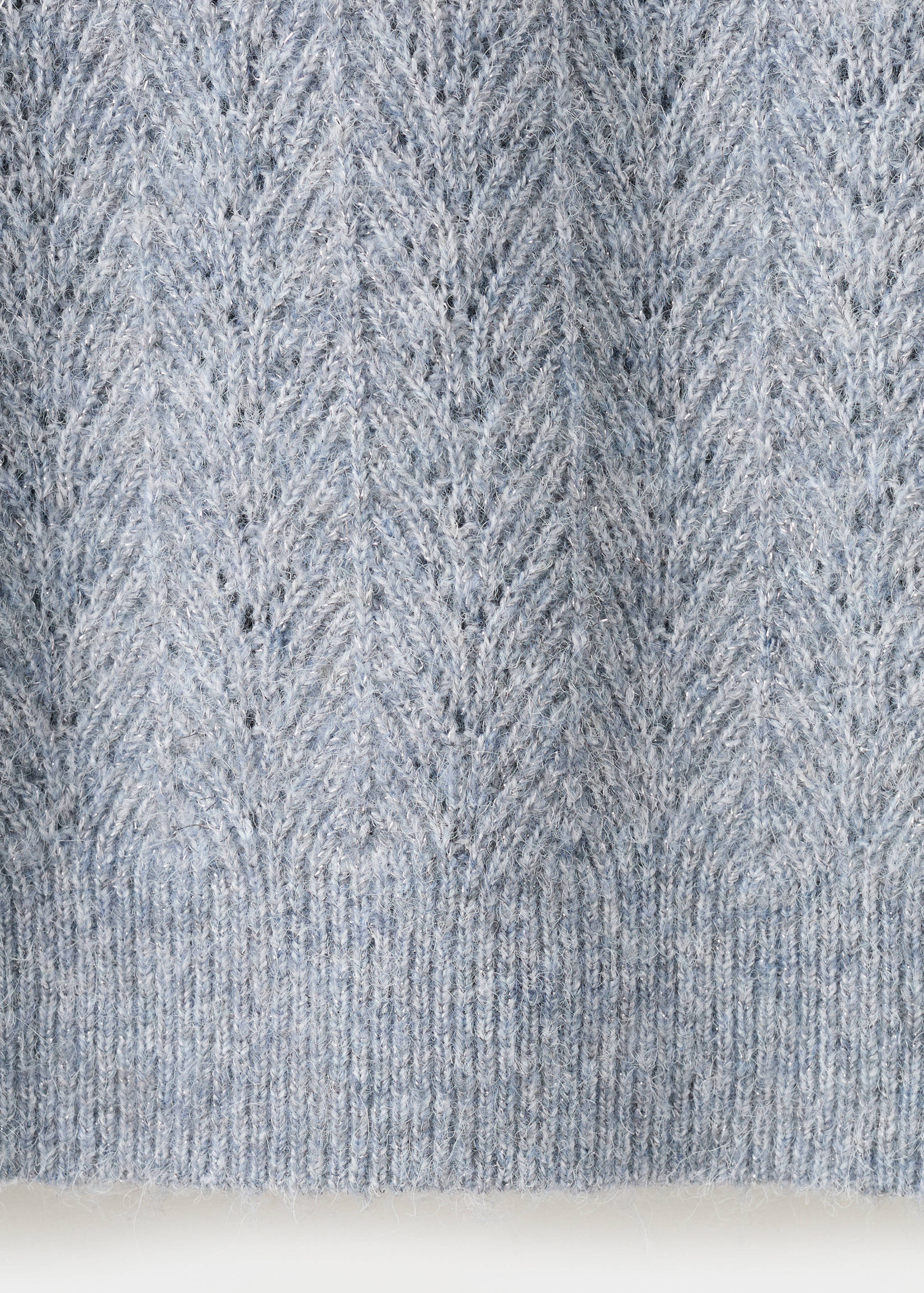 Pull en lurex à maille torsadée - Détail de l'article 0