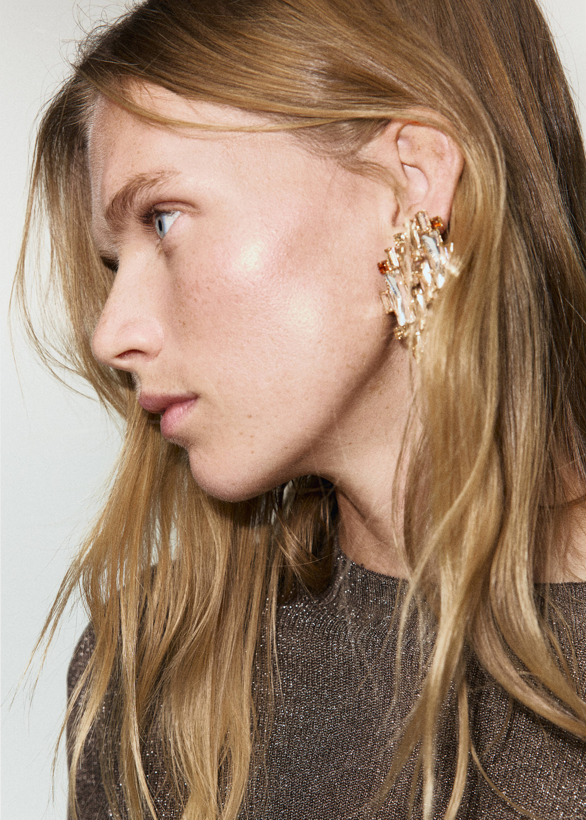 Fine-knit lurex sweater - Details of the article 1