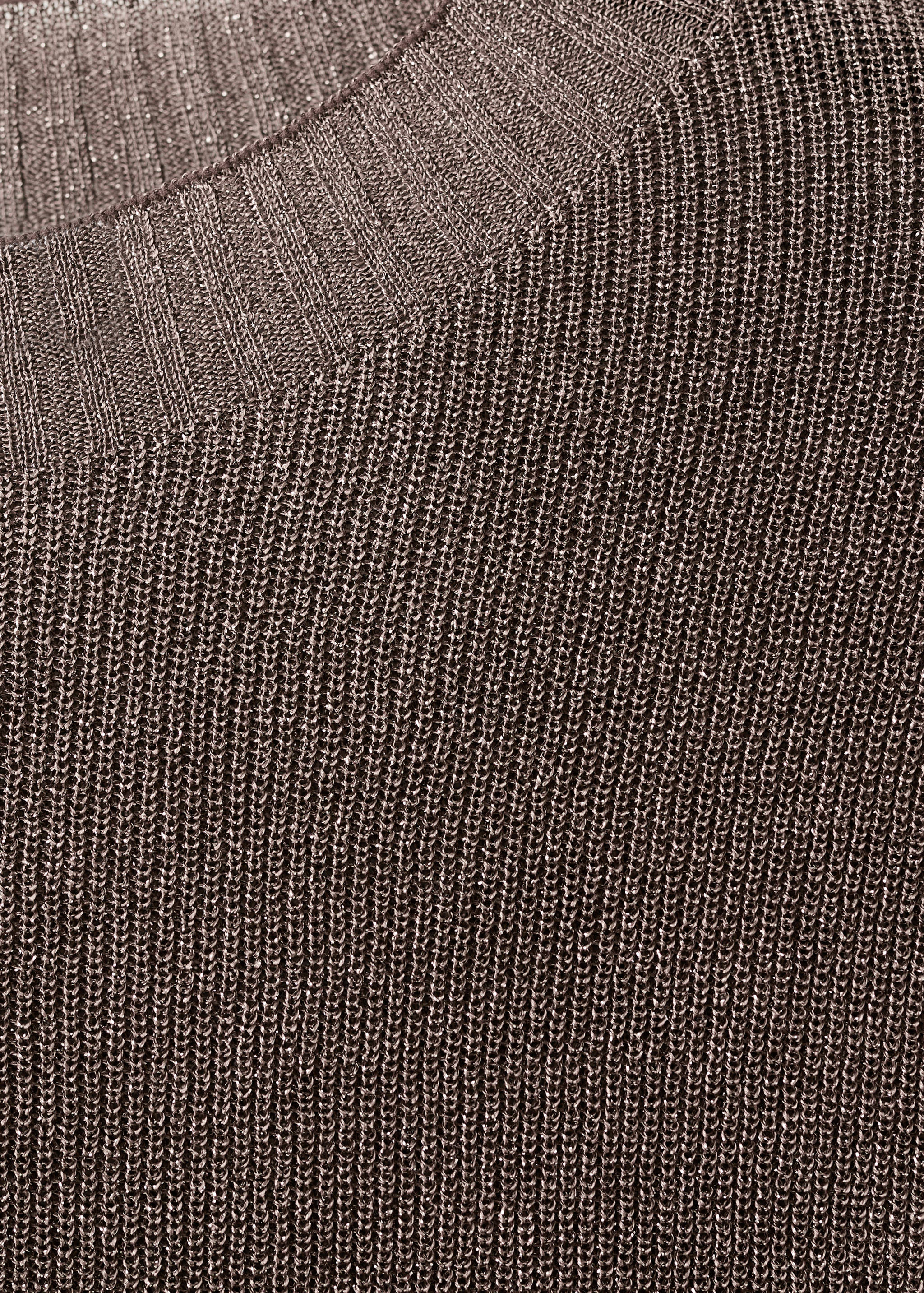 Fine-knit lurex sweater - Details of the article 8
