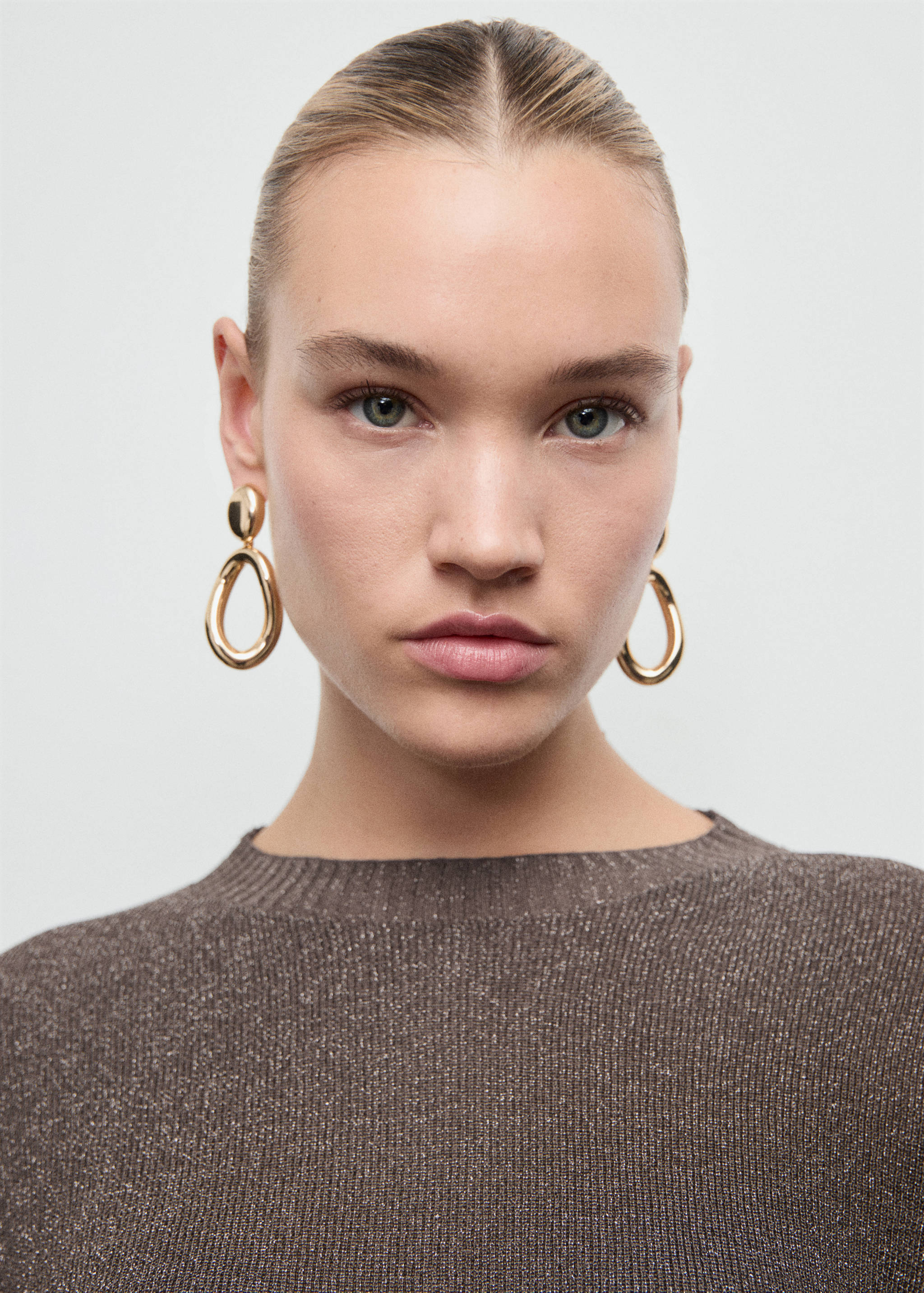 Fine-knit lurex sweater - Details of the article 4