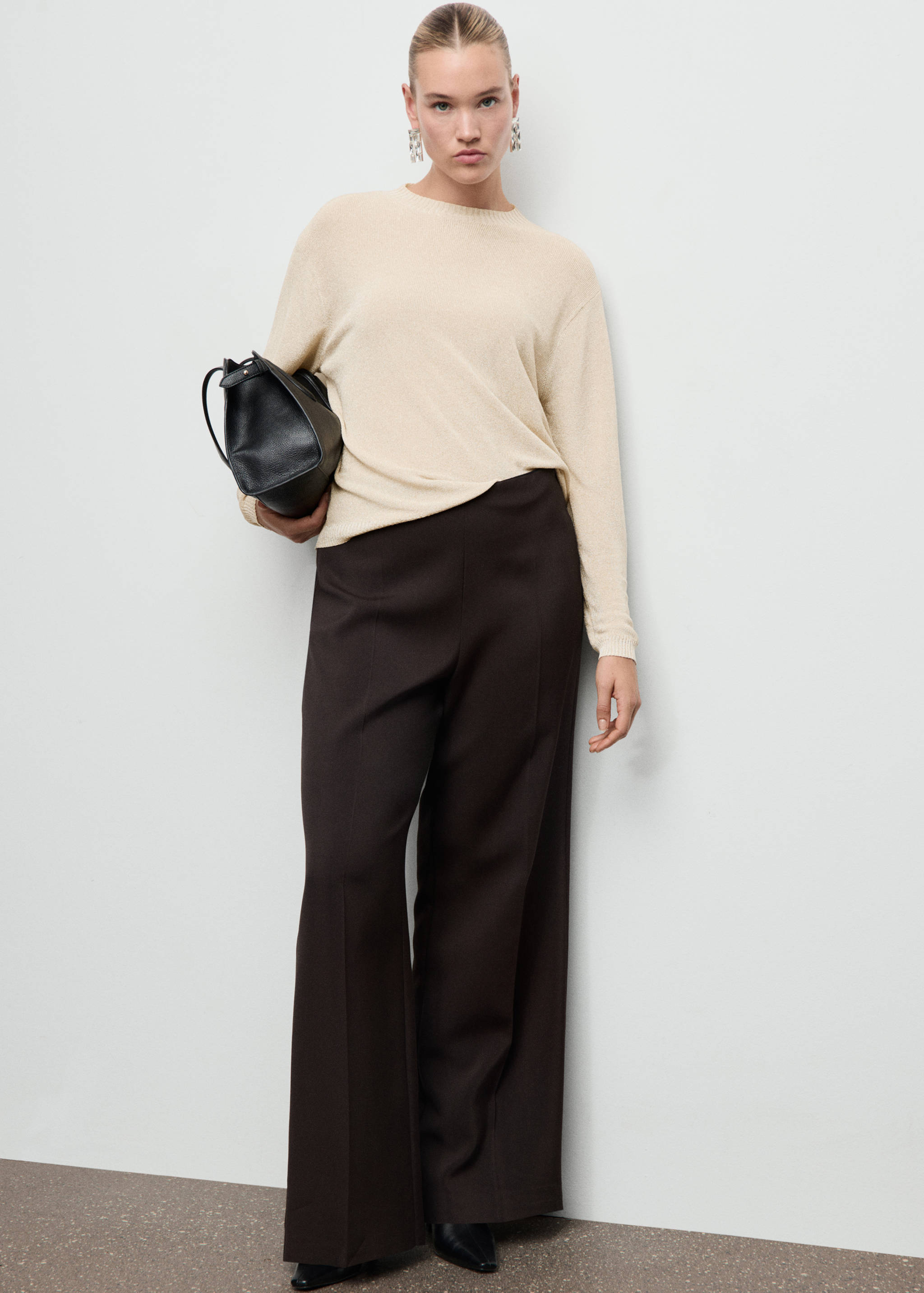 Fine-knit lurex sweater - Details of the article 3