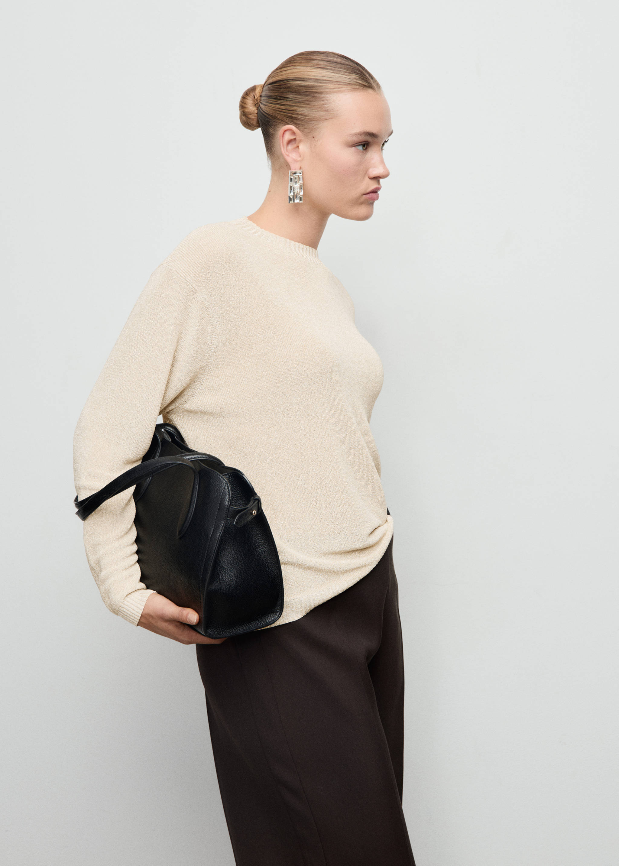 Fine-knit lurex sweater - Details of the article 5