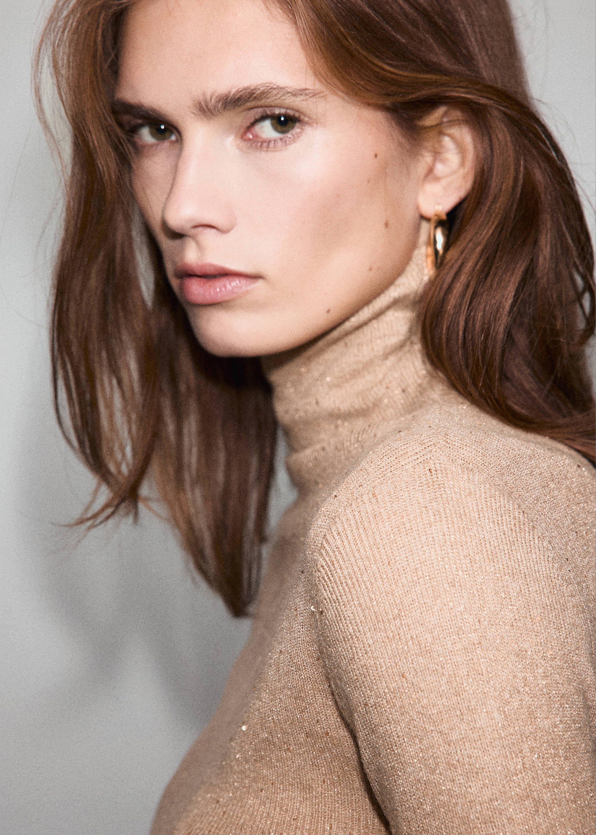 Lurex perkins-neck sweater - Details of the article 1