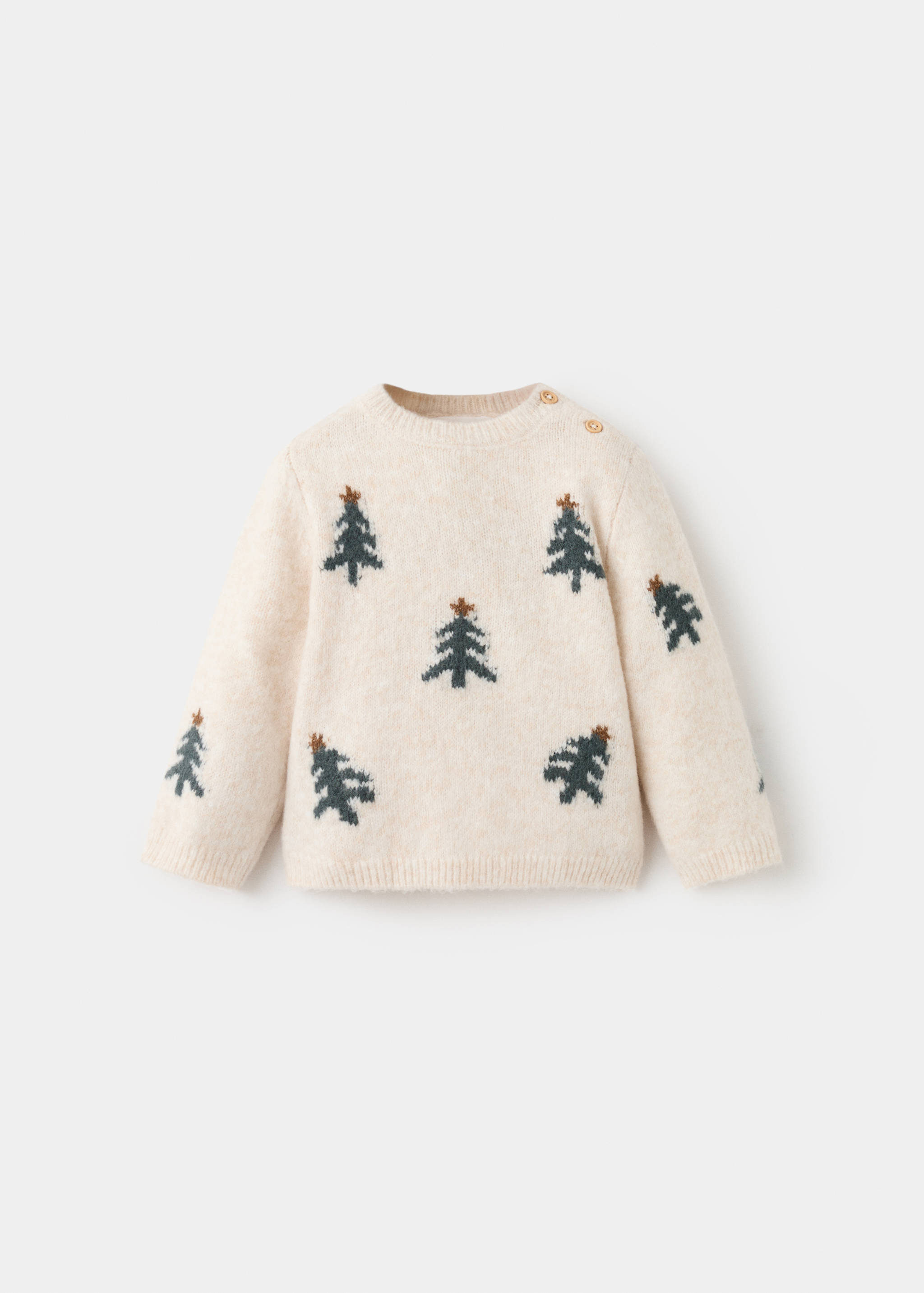 Gemusterter Strickpullover - Artikel ohne Model