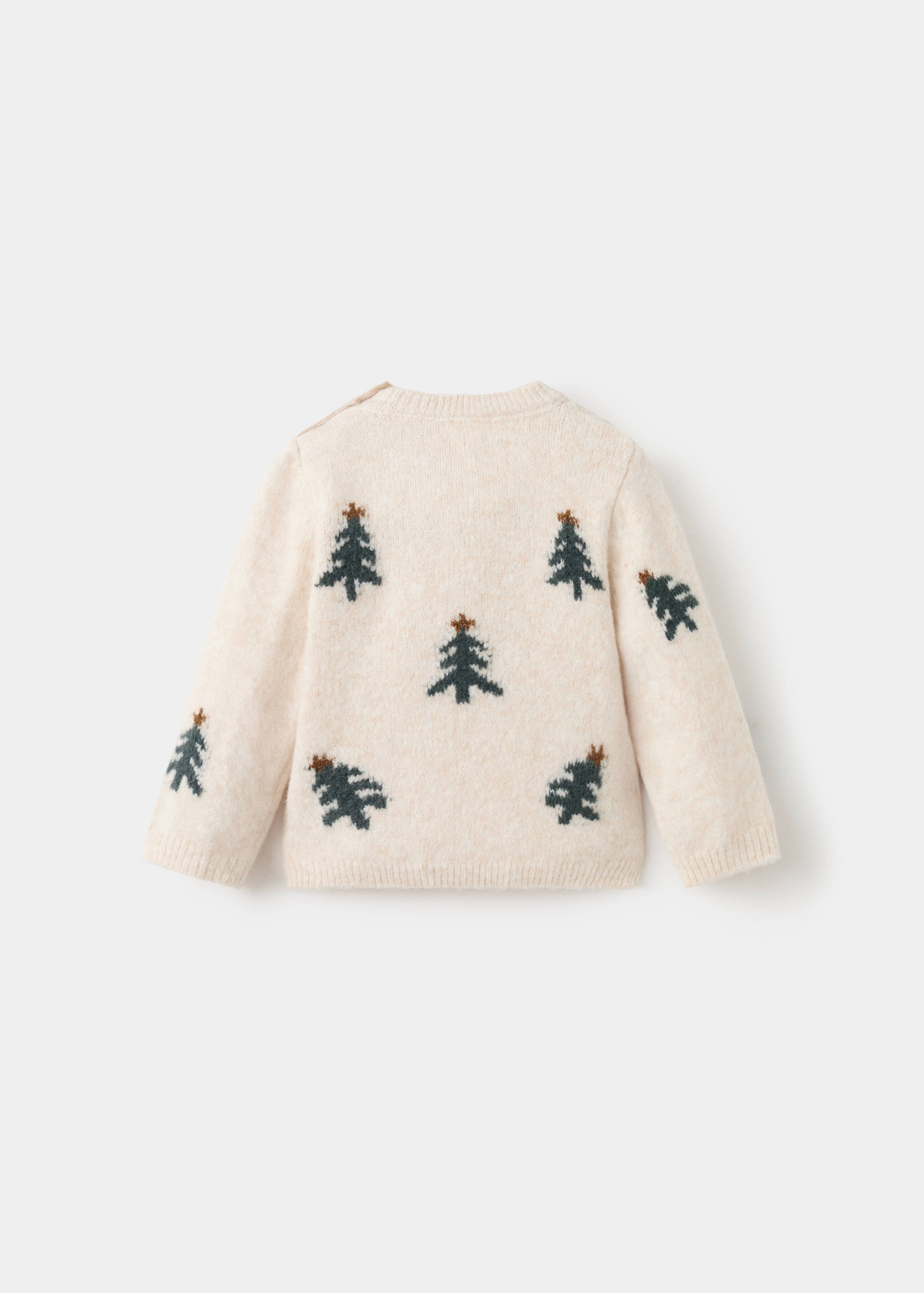 Gemusterter Strickpullover - Rückseite des Artikels