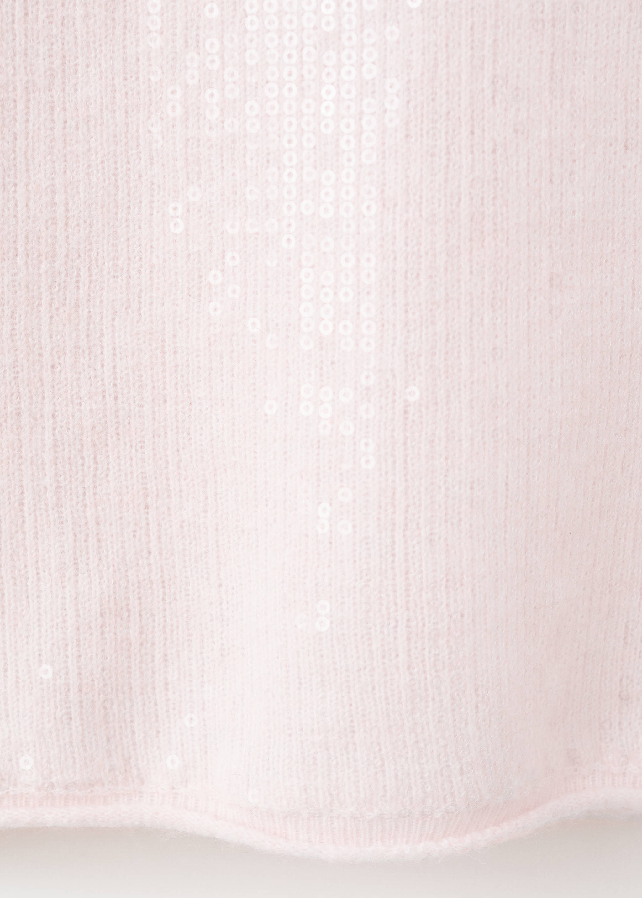 Джемпер з коротким рукавом з паєтками - Детальніше про товар 0