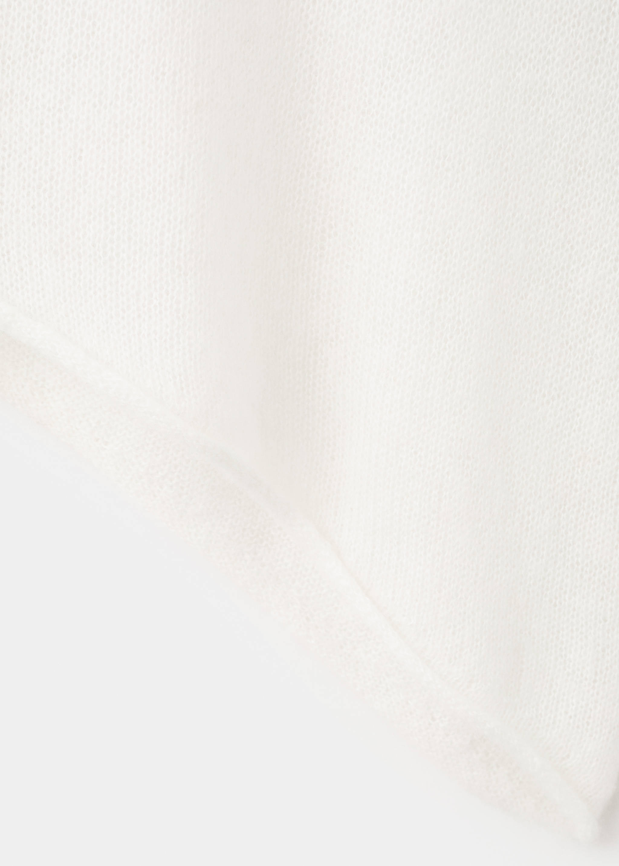 Pull asymétrique mélange alpaga et laine - Détail de l'article 0