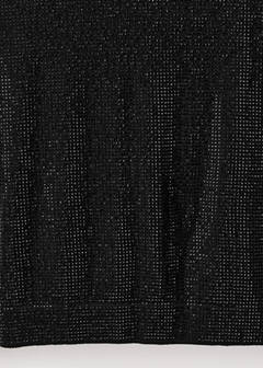 Cropped sweater with crystals — Black 8
