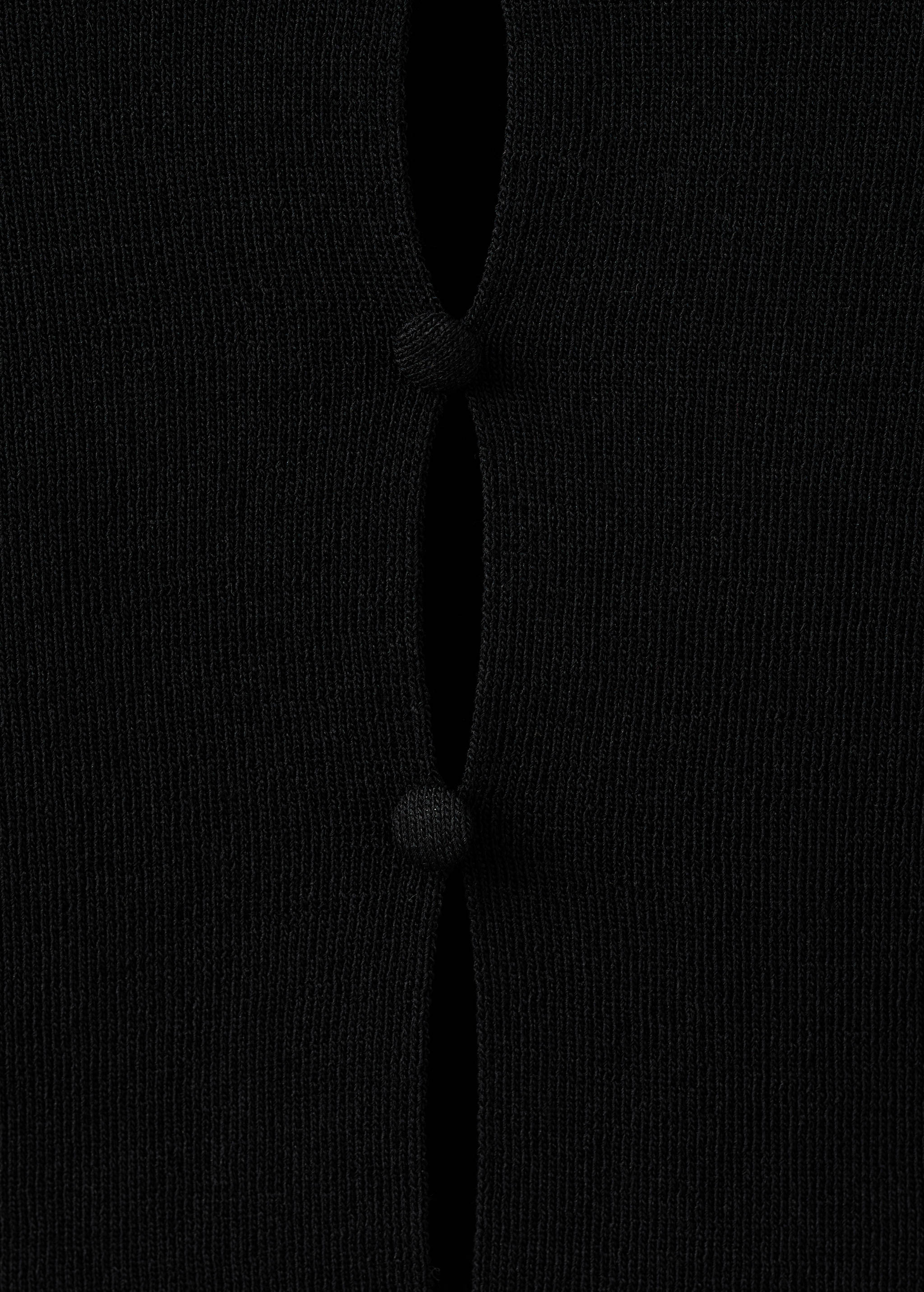 Perkins-neck sweater with cut-out - Details of the article 0