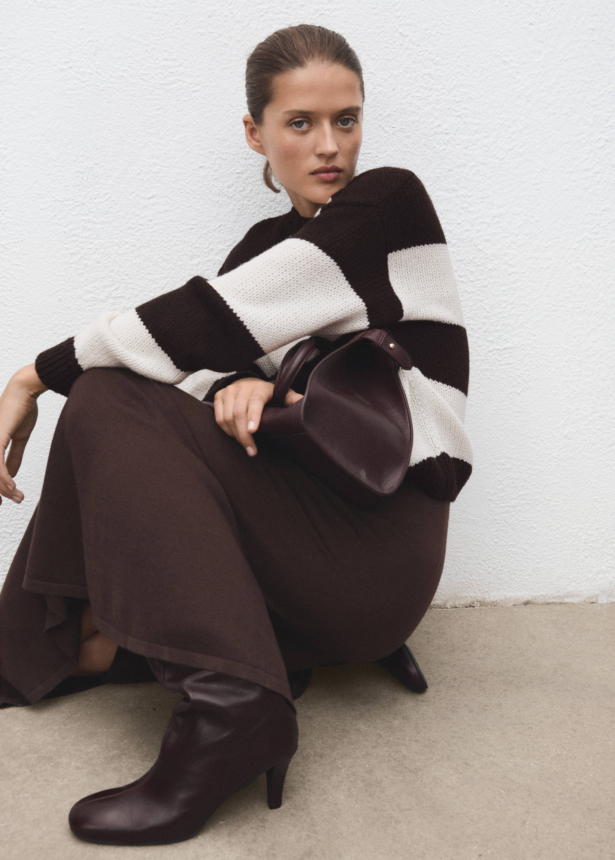 Sweter dzianinowy w paski - Szczegóły artykułu 2