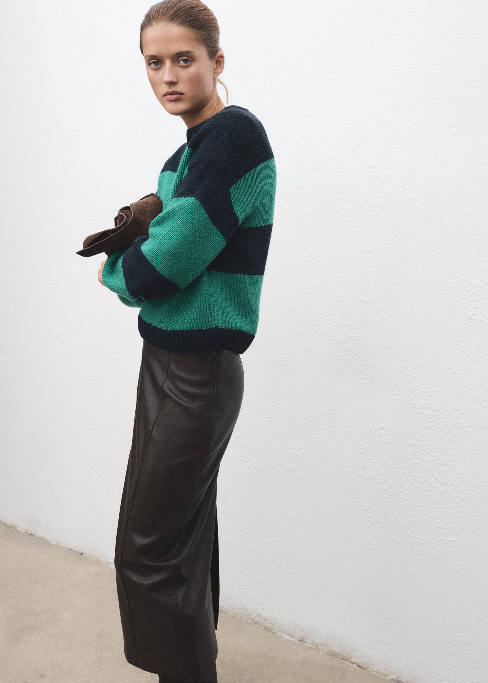 Camisola de malha às riscas - Pormenor do artigo 2