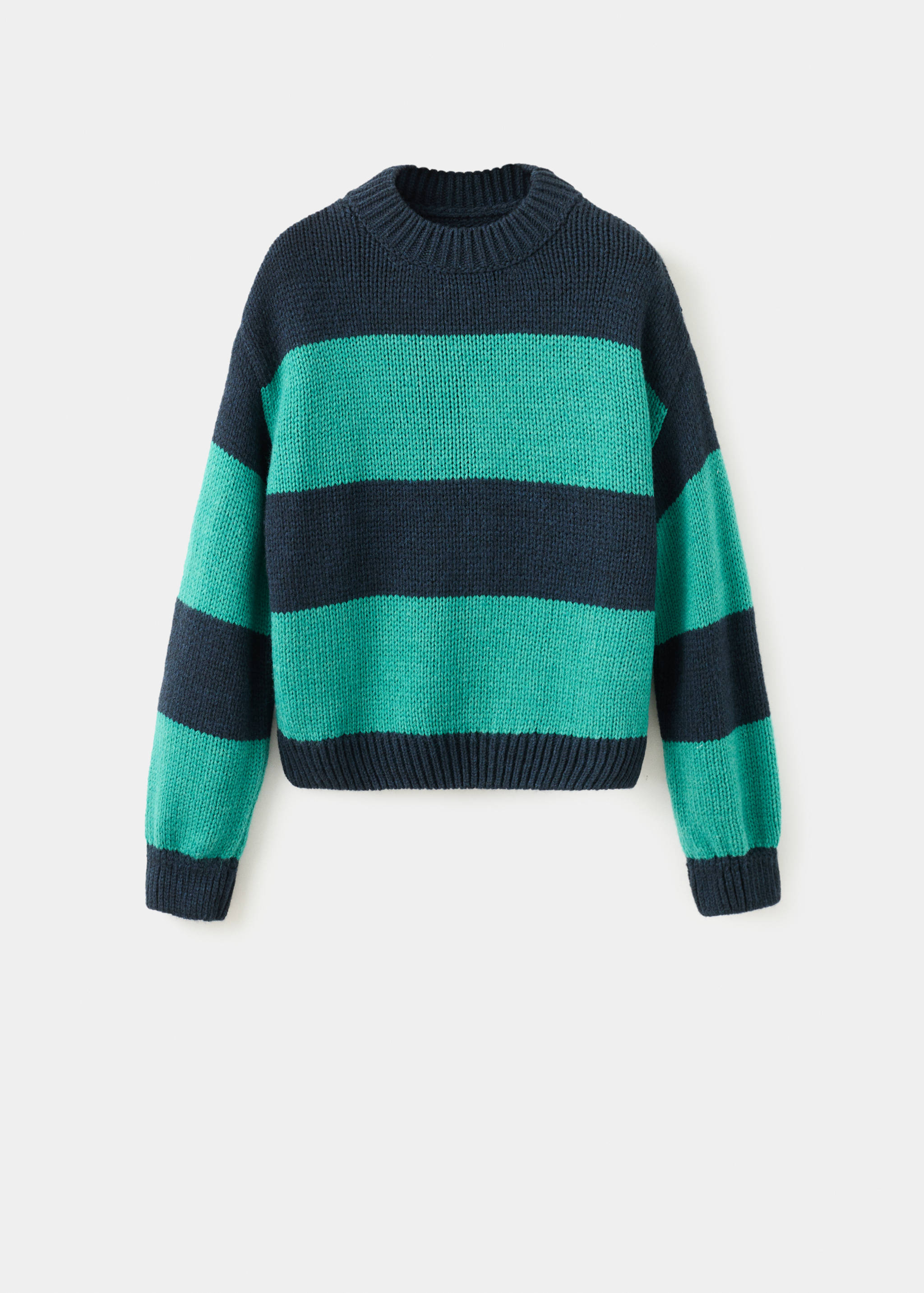 Pull-over en maille à rayures - Article sans modèle